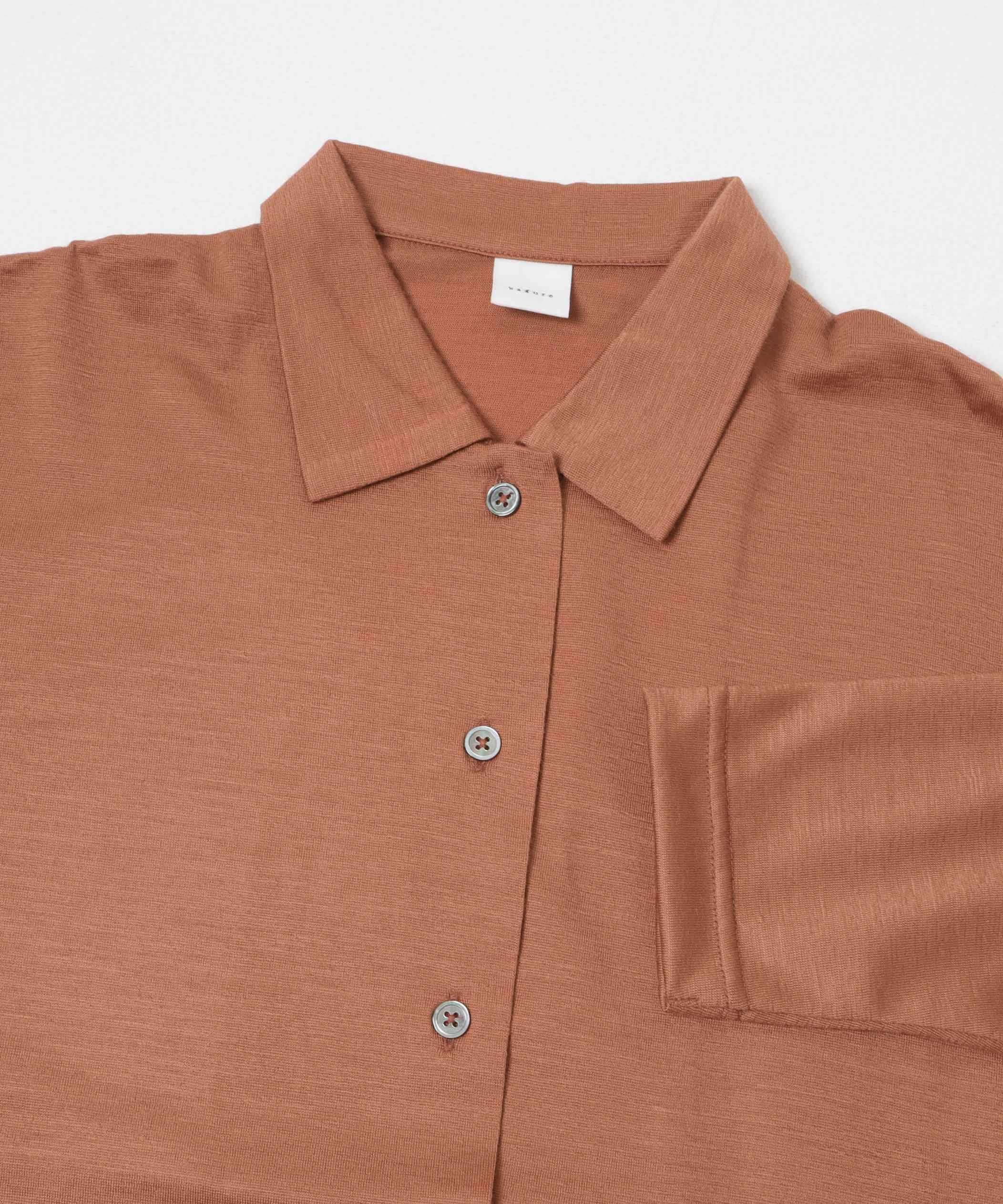 ウォッシャブルウールカットシャツ AMBER Free