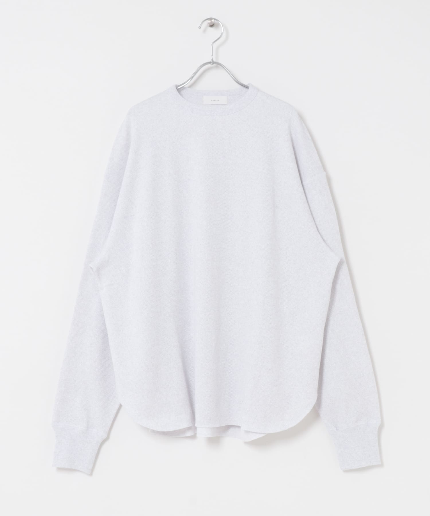サーマルクルーネックプルオーバー LIGHT GRAY Free