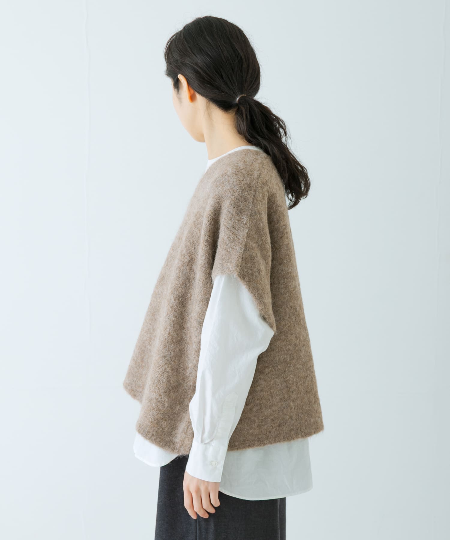 アルパカワイドニットベスト(Free BROWN): トップス｜URBAN RESEARCH
