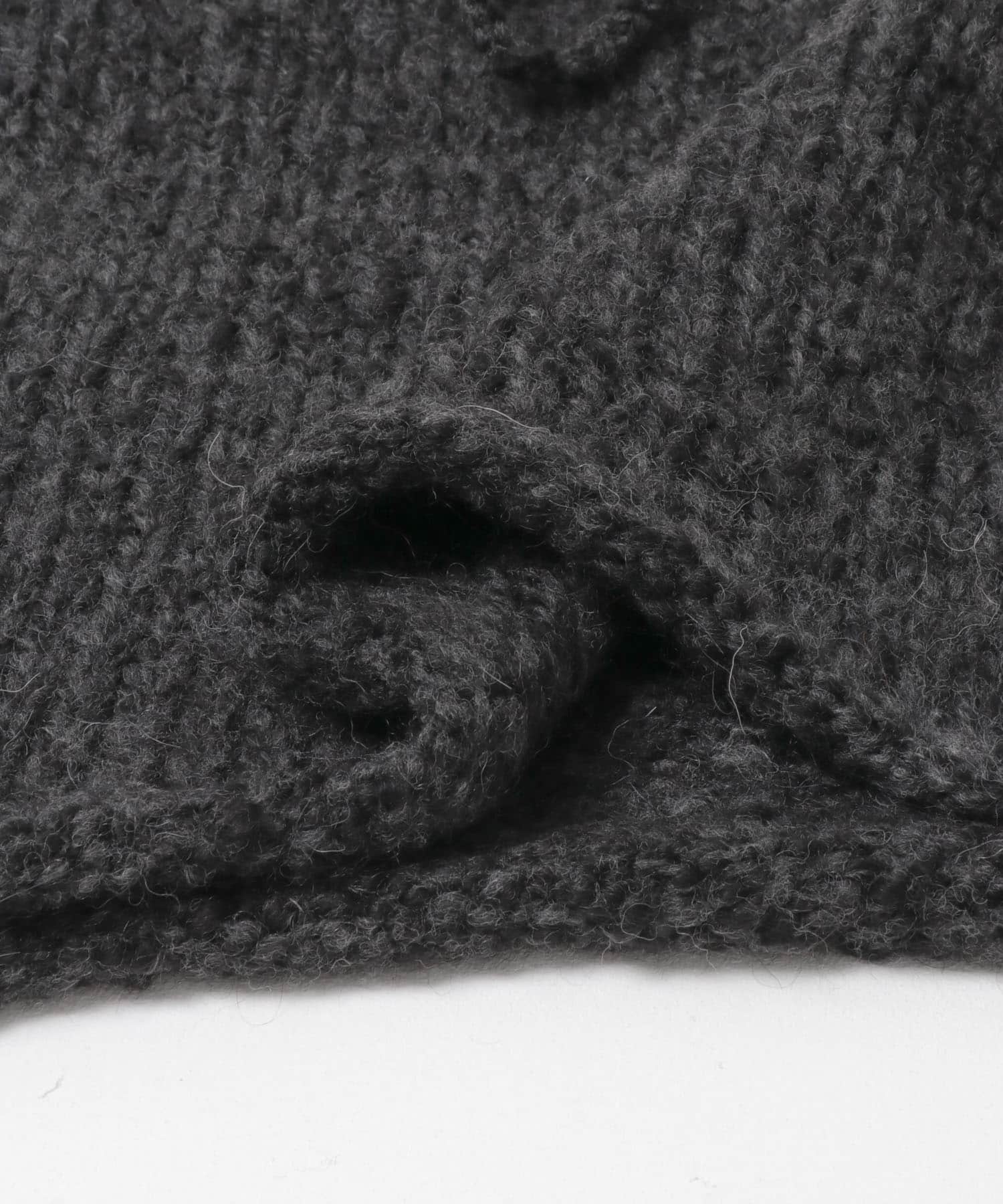 アルパカウールブークレニットキャミ CHARCOAL Free