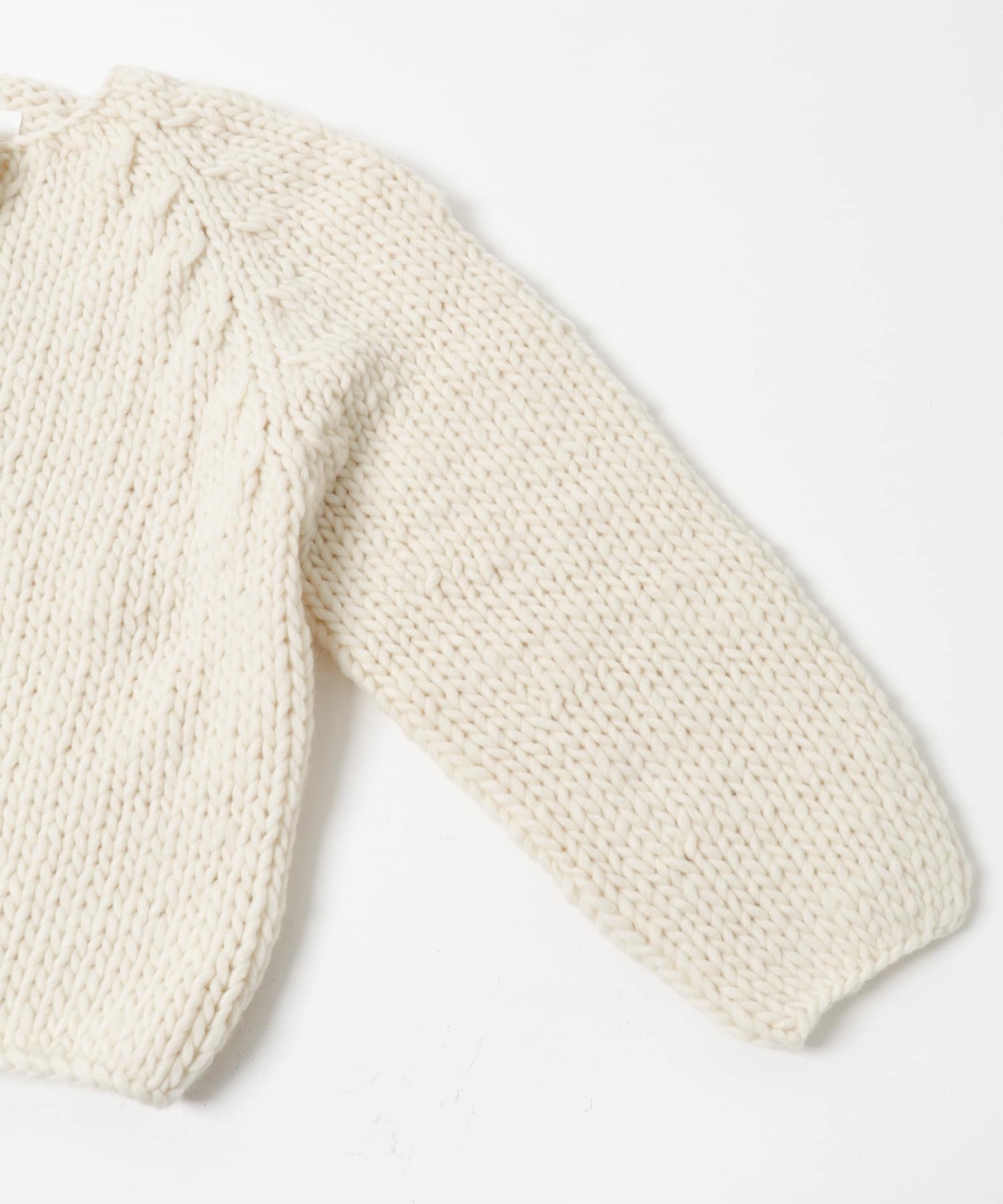 ペルートグルボタンカーディガン IVORY Free