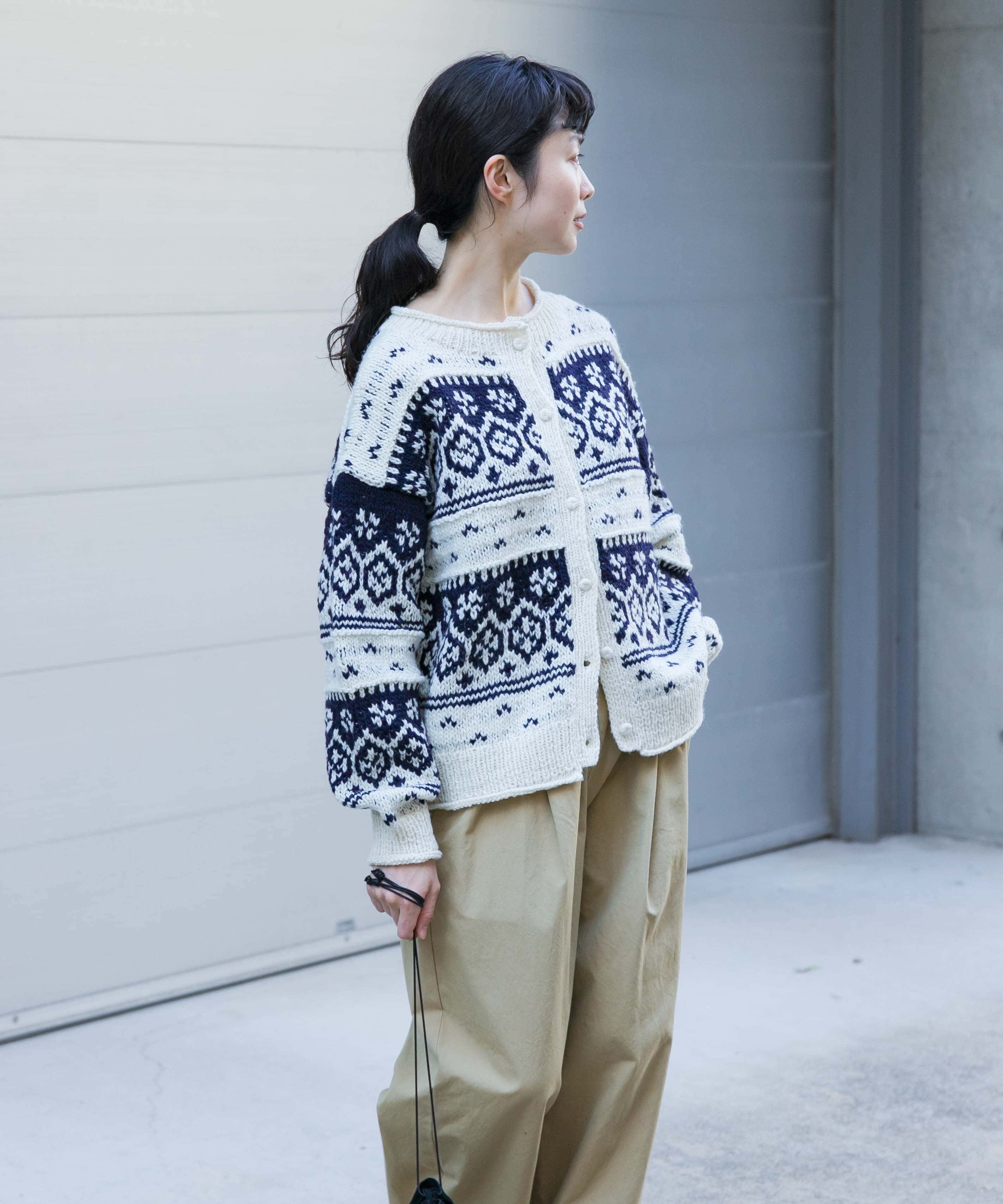 ペルーノルディックカーディガン
