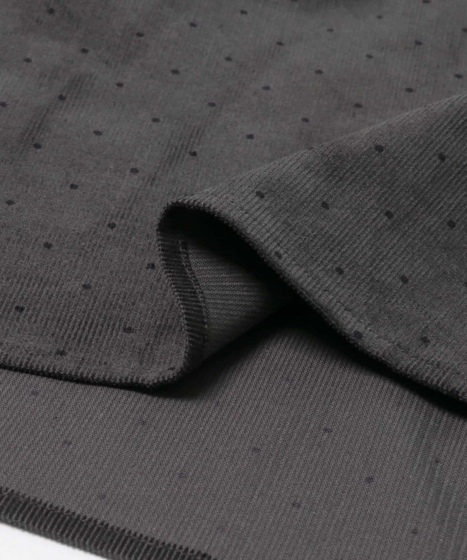 ドットコーデュロイブラウス CHARCOAL Free