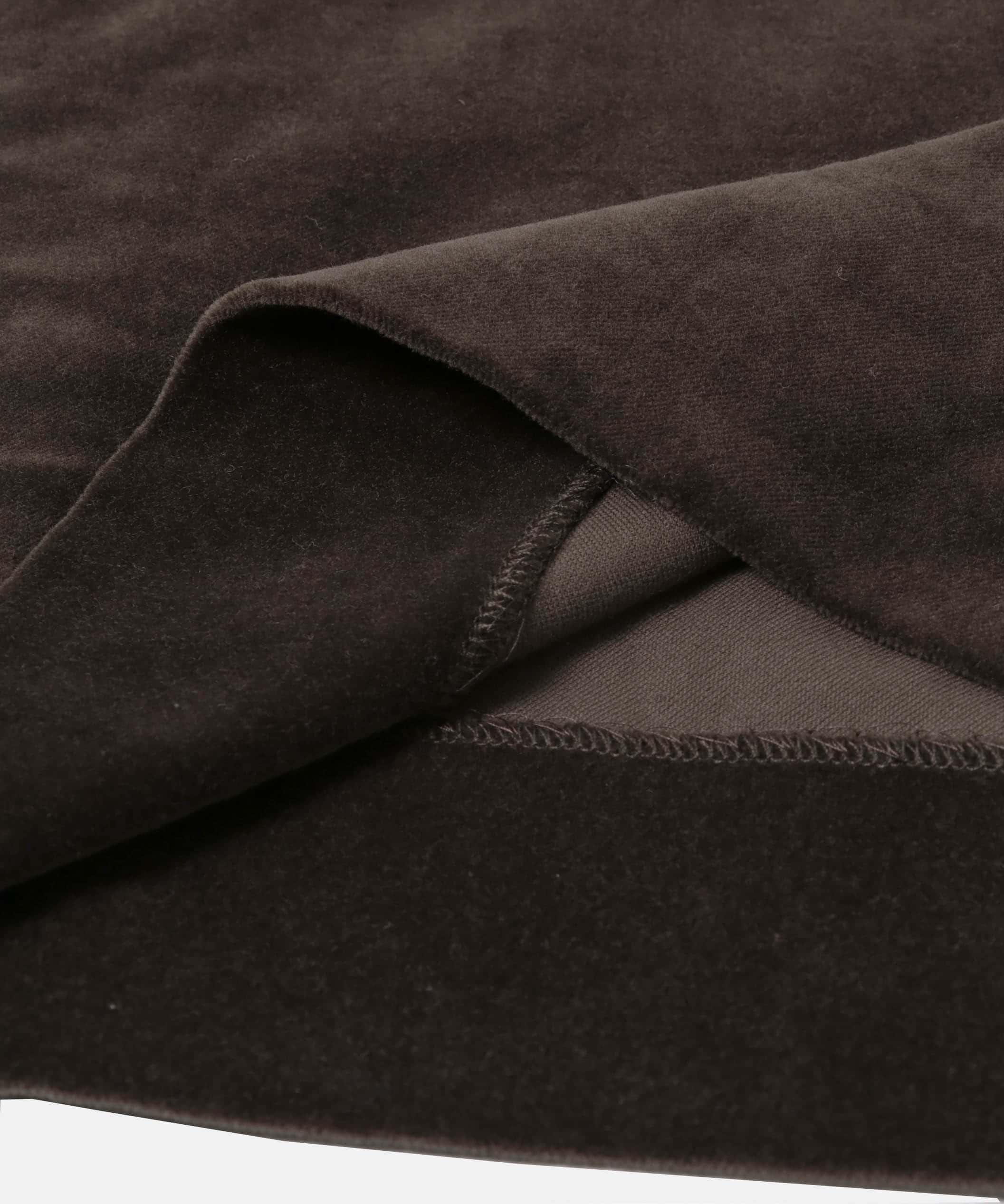 コットンベルベット2WAYベスト BROWN Free