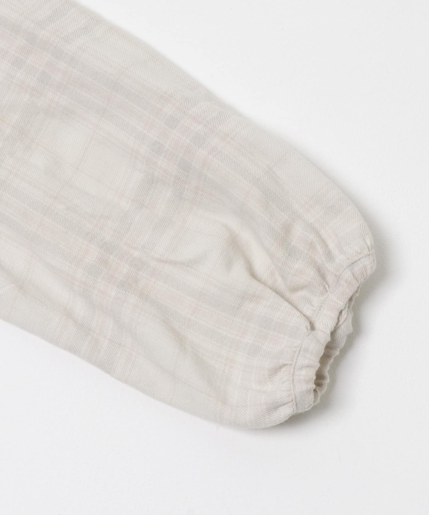 シャドーチェックドロストカーディガン IVORY Free