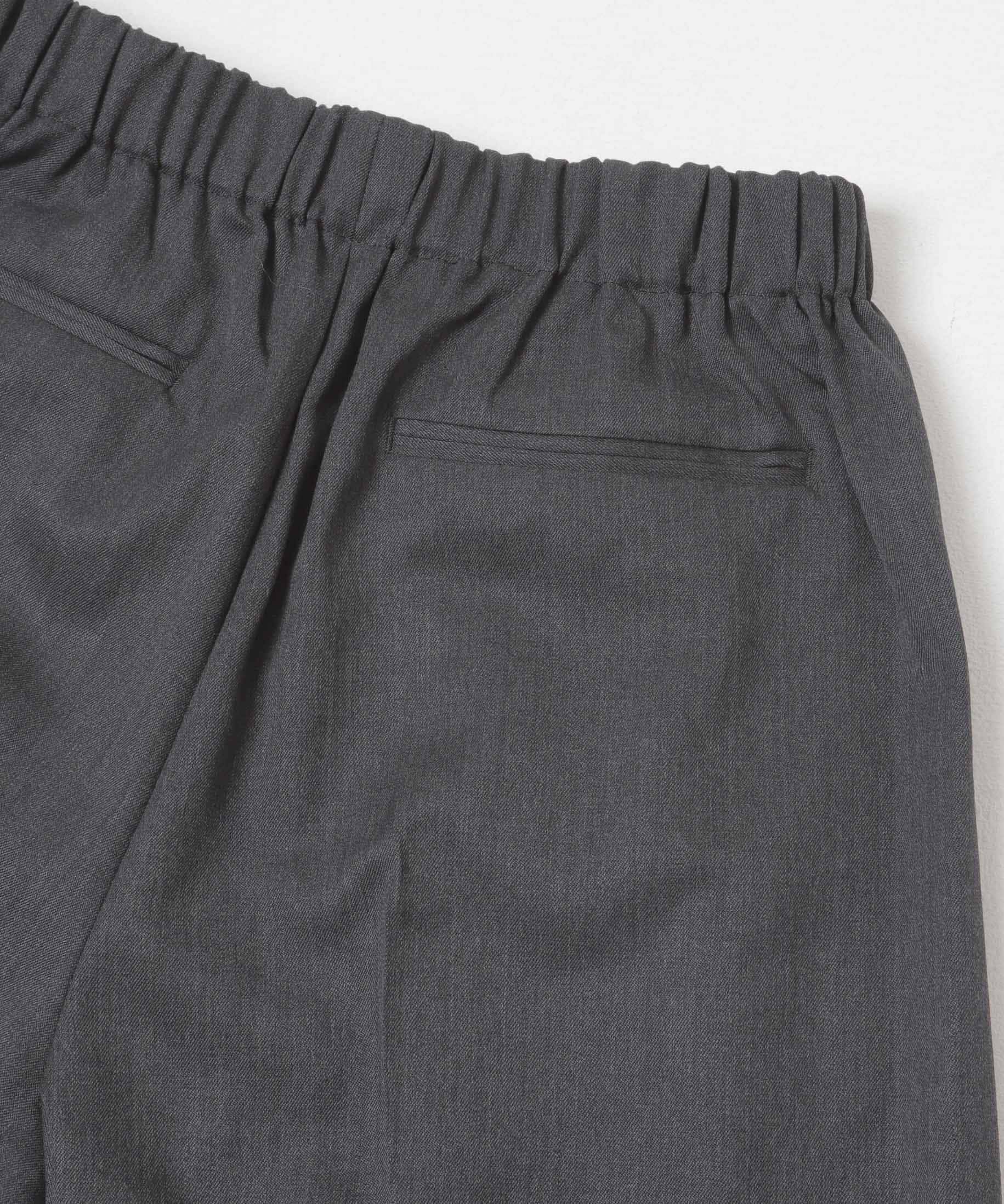 ウォッシャブルウールツイルパンツ CHARCOAL Free