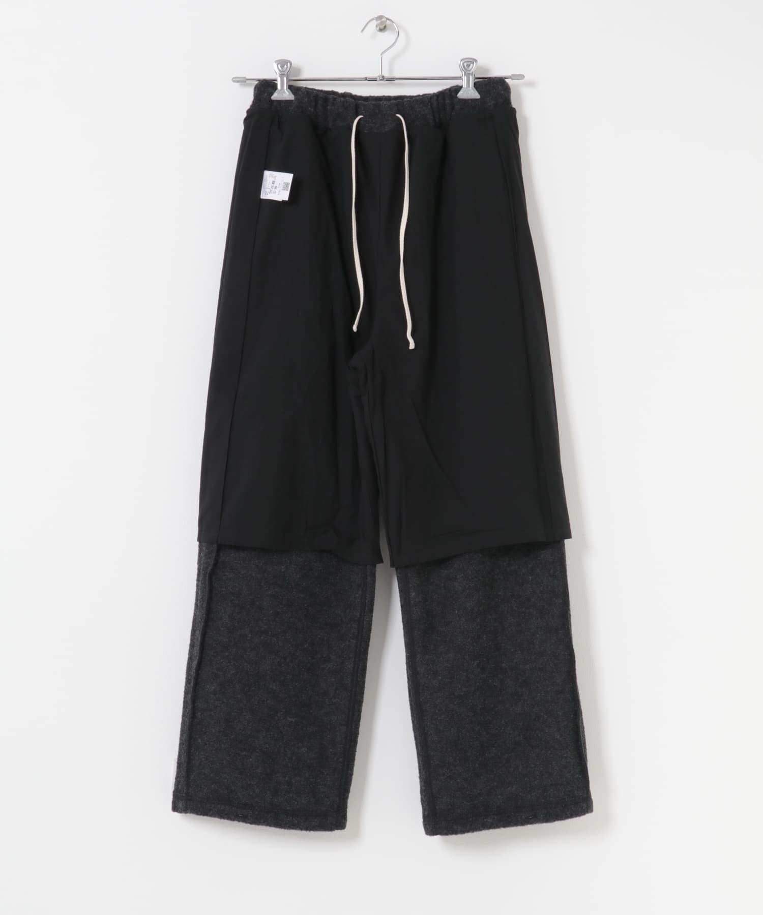 ウールループイージーパンツ CHARCOAL Free