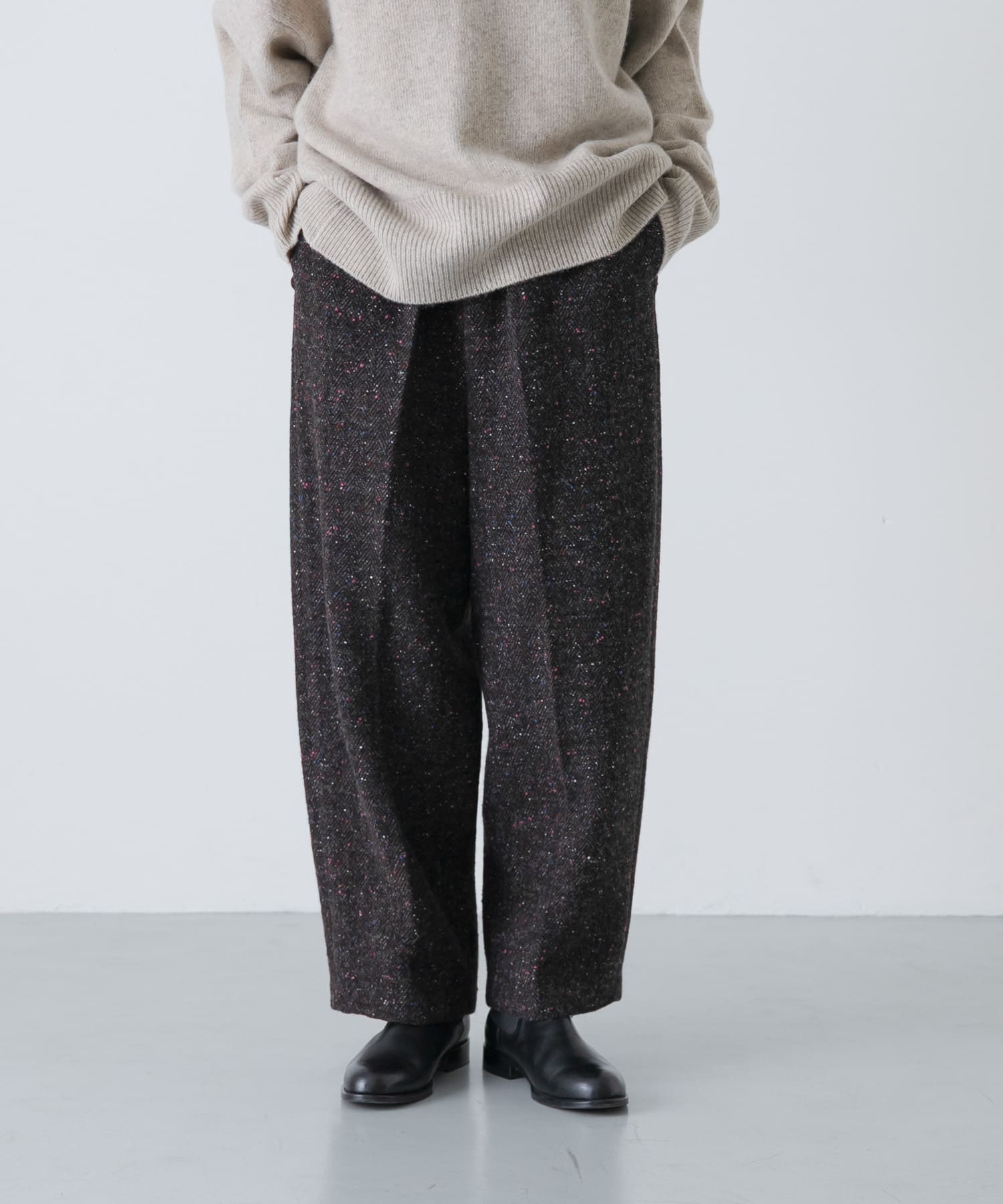 ツイードスラックス