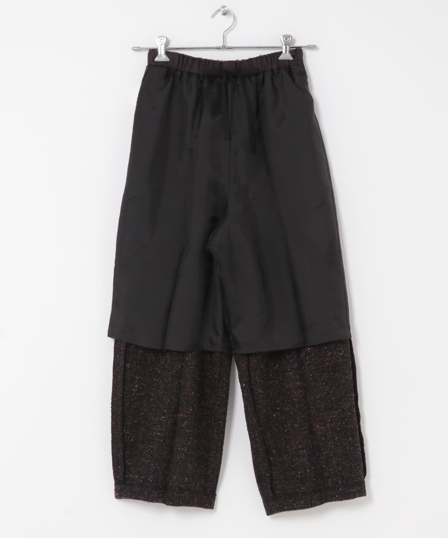 ツイードスラックス BROWN Free