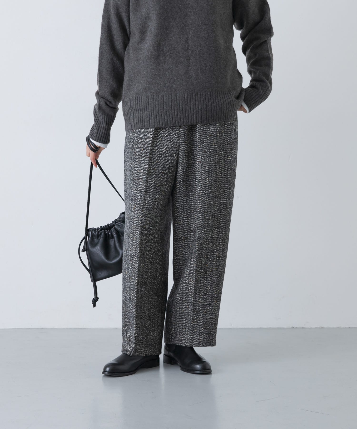 ツイードスラックス