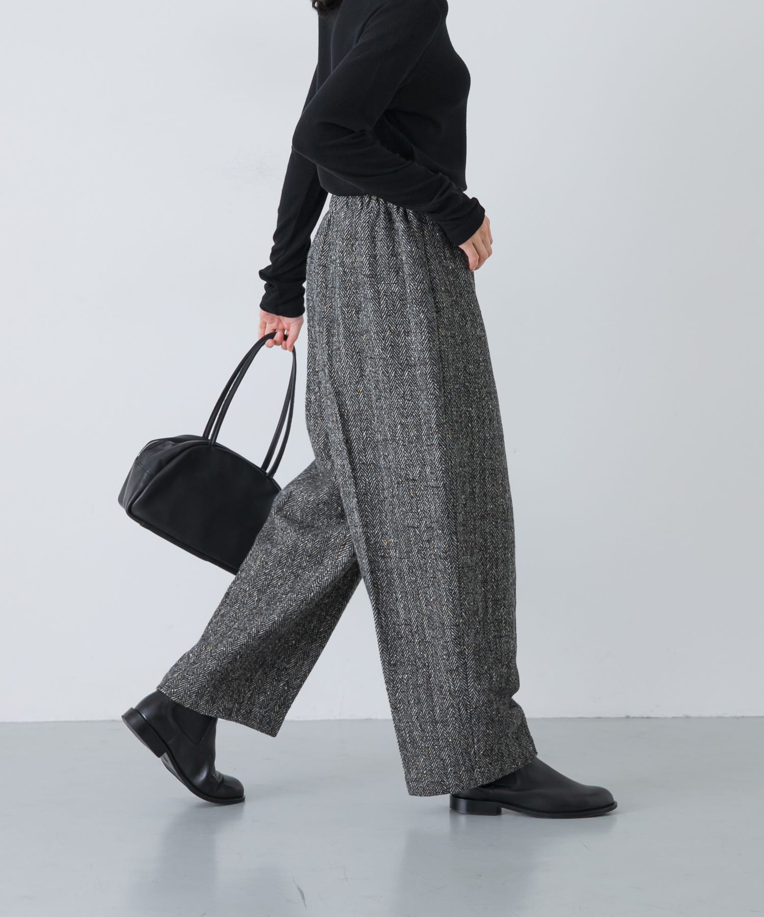 ツイードスラックス