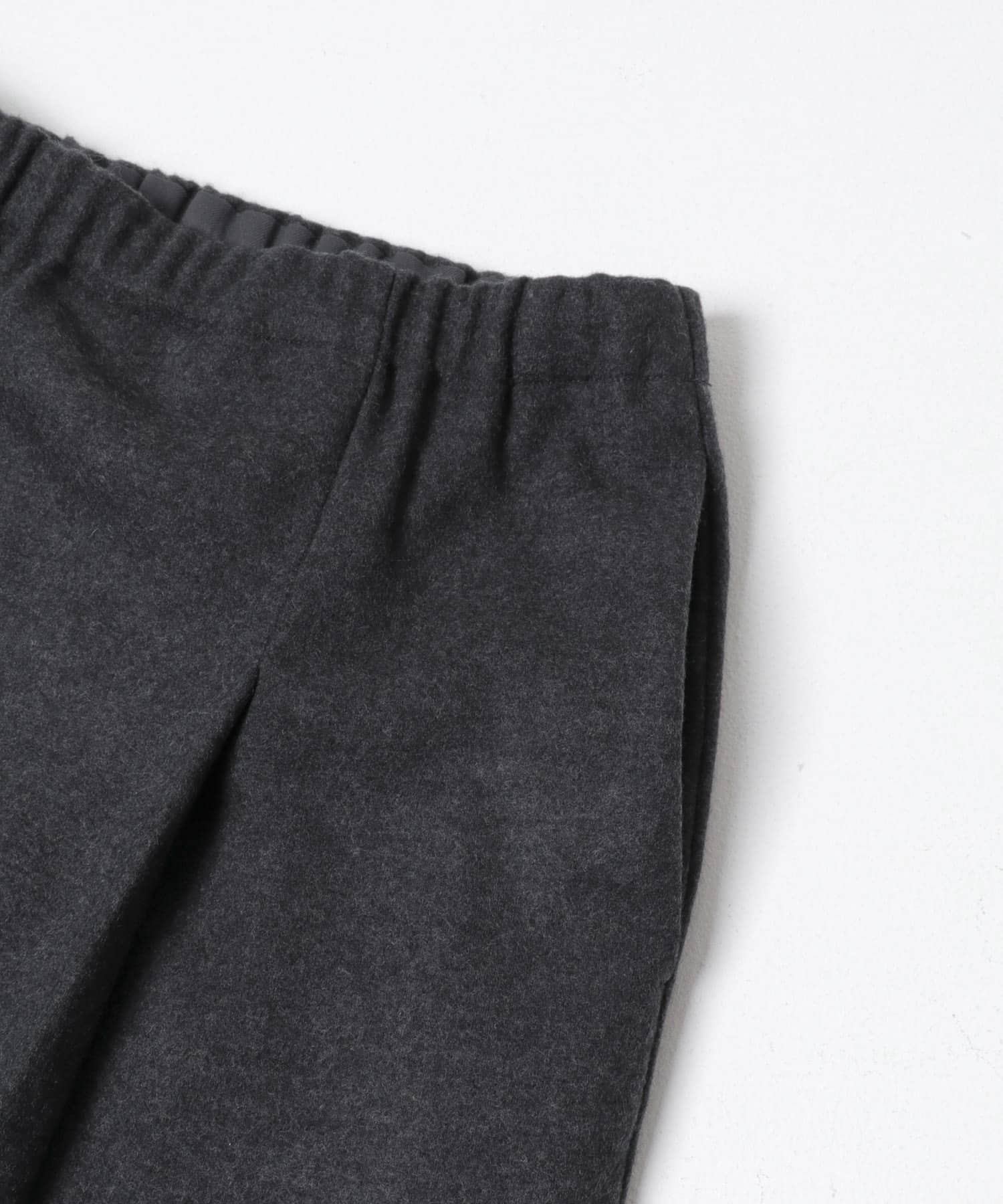 ウールカットストレートスカート CHARCOAL Free