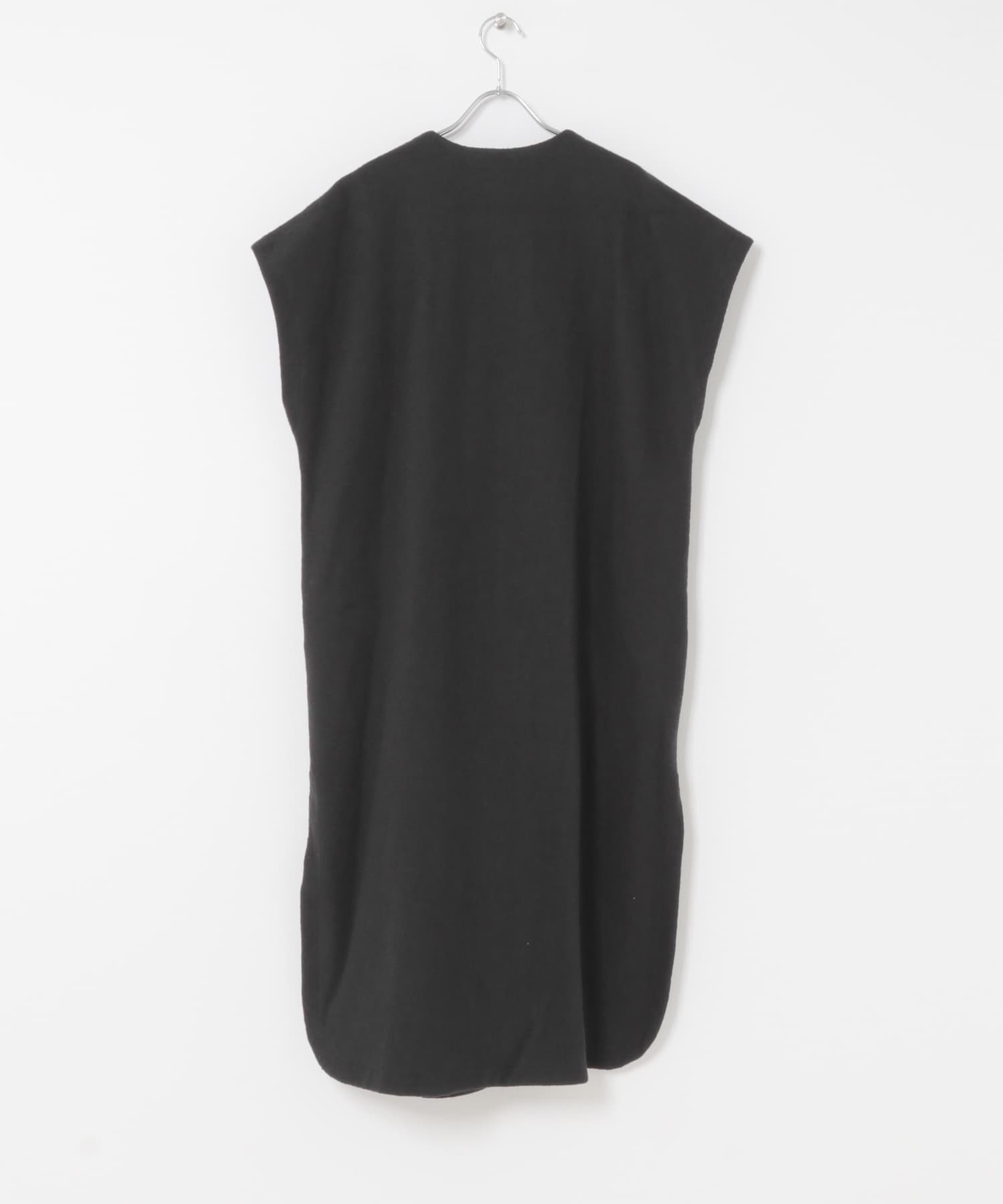 『一部WEB限定カラー』ウールミルドジレワンピース INK BLACK Free