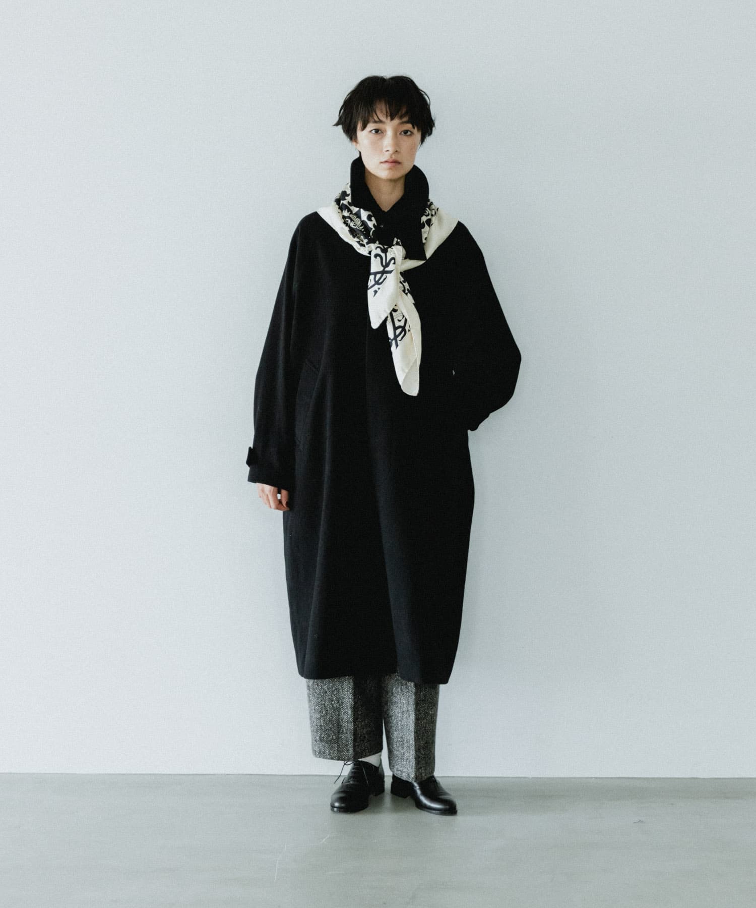 ウールバルカラーコート