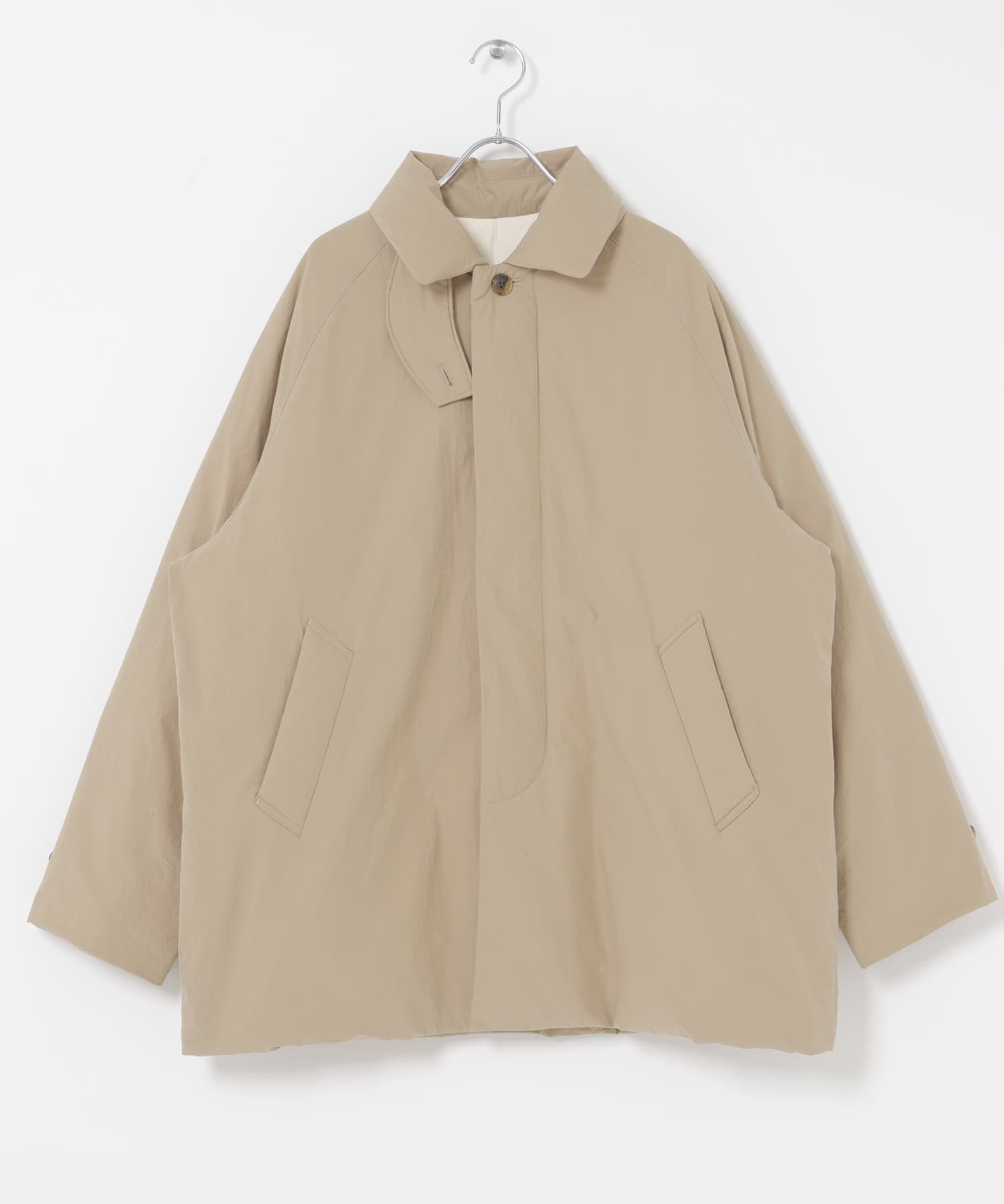 コットンダウンジャケット BEIGE Free