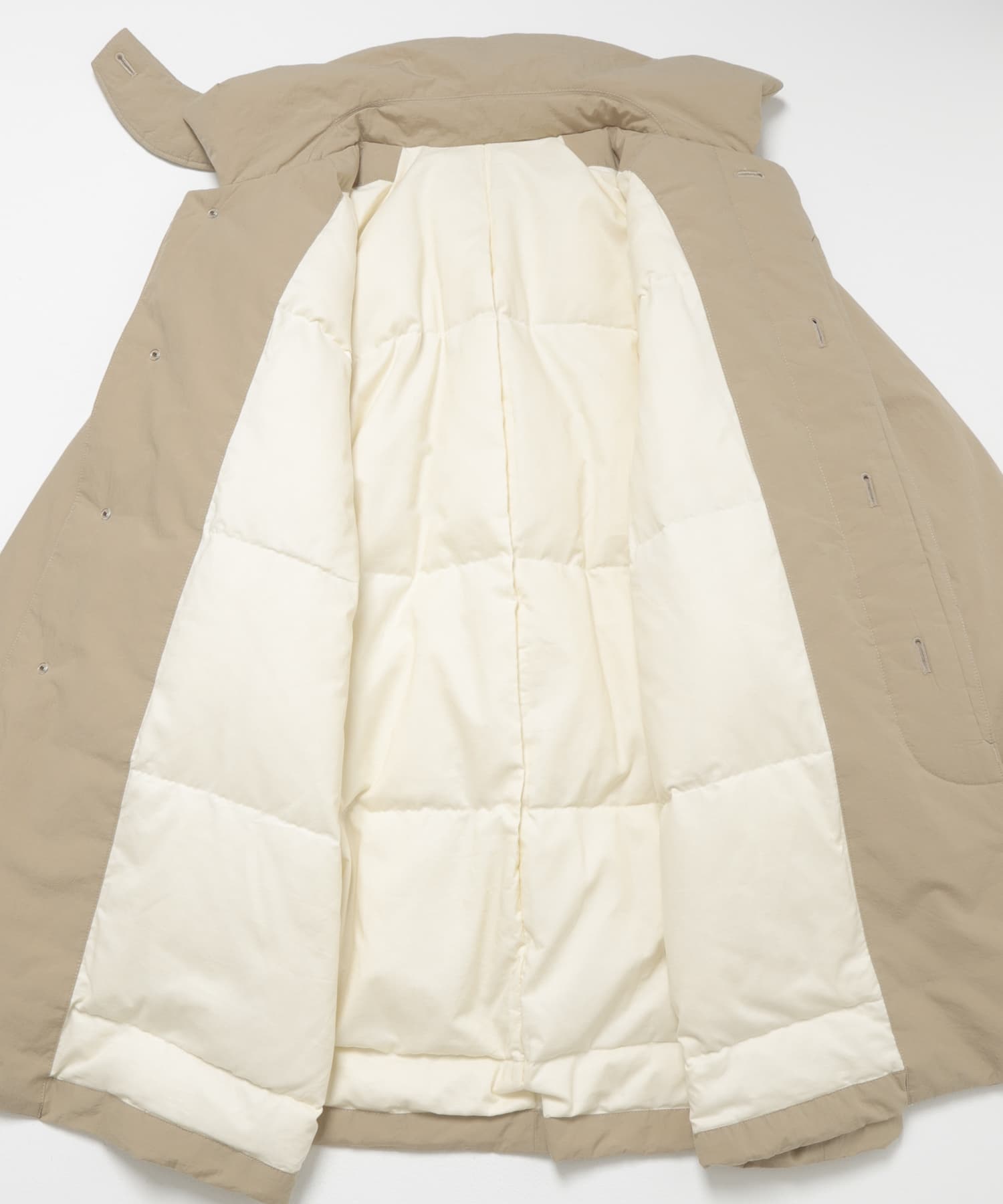 コットンダウンジャケット BEIGE Free