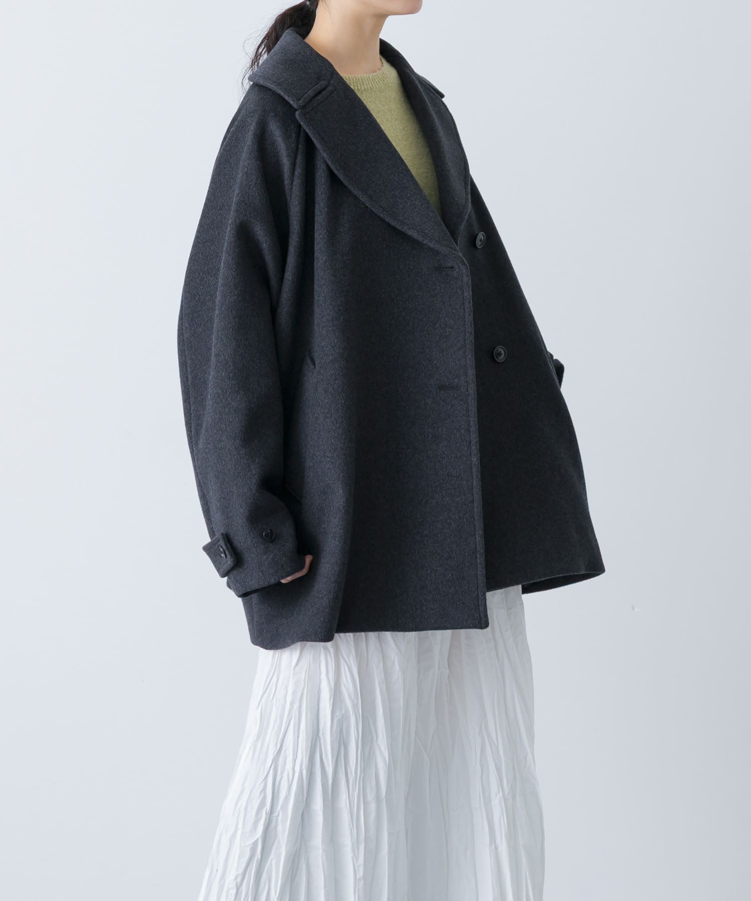 ウールPコート
