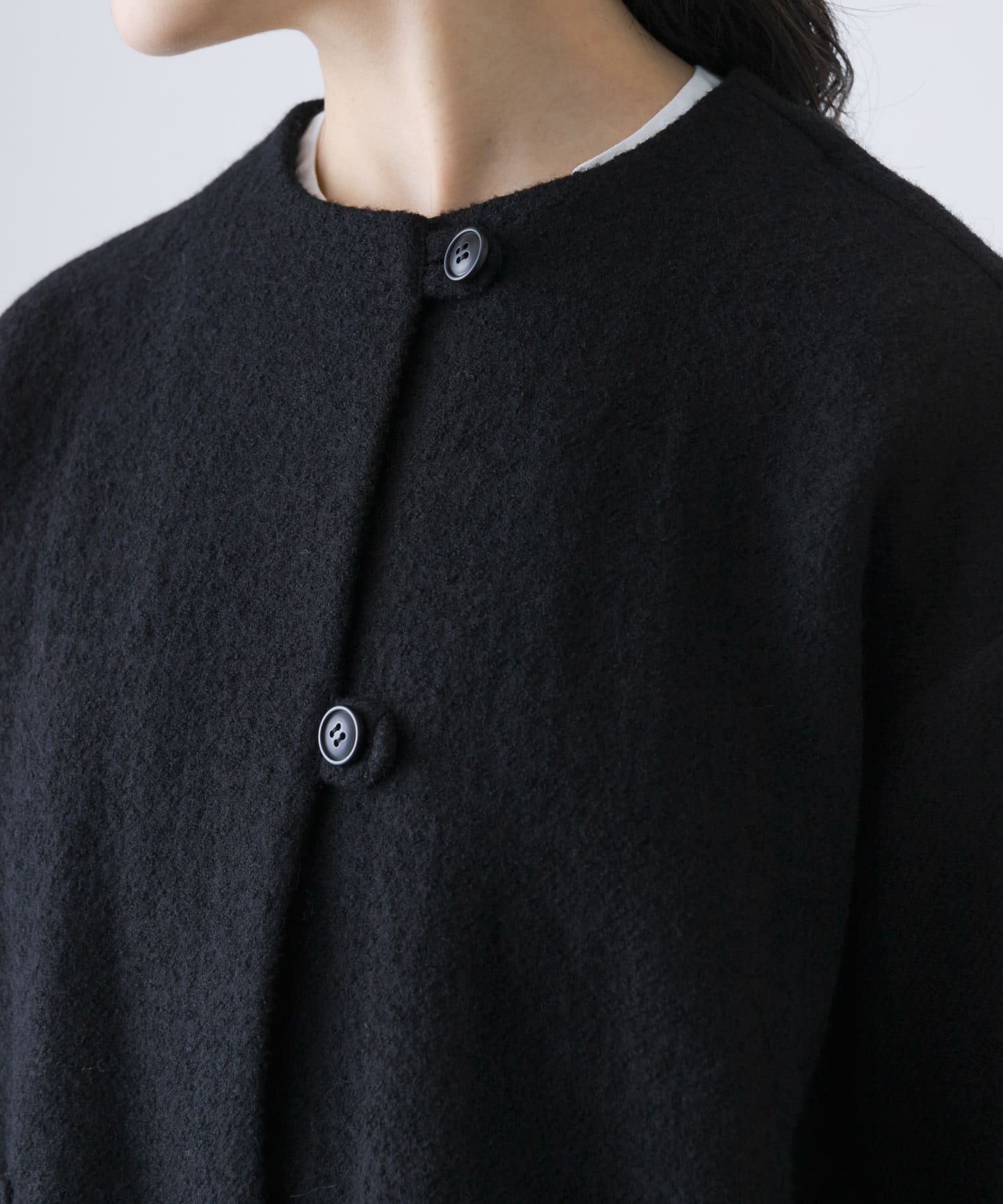 ウールクルーネックジャケット(Free BLACK): アウター｜URBAN RESEARCH