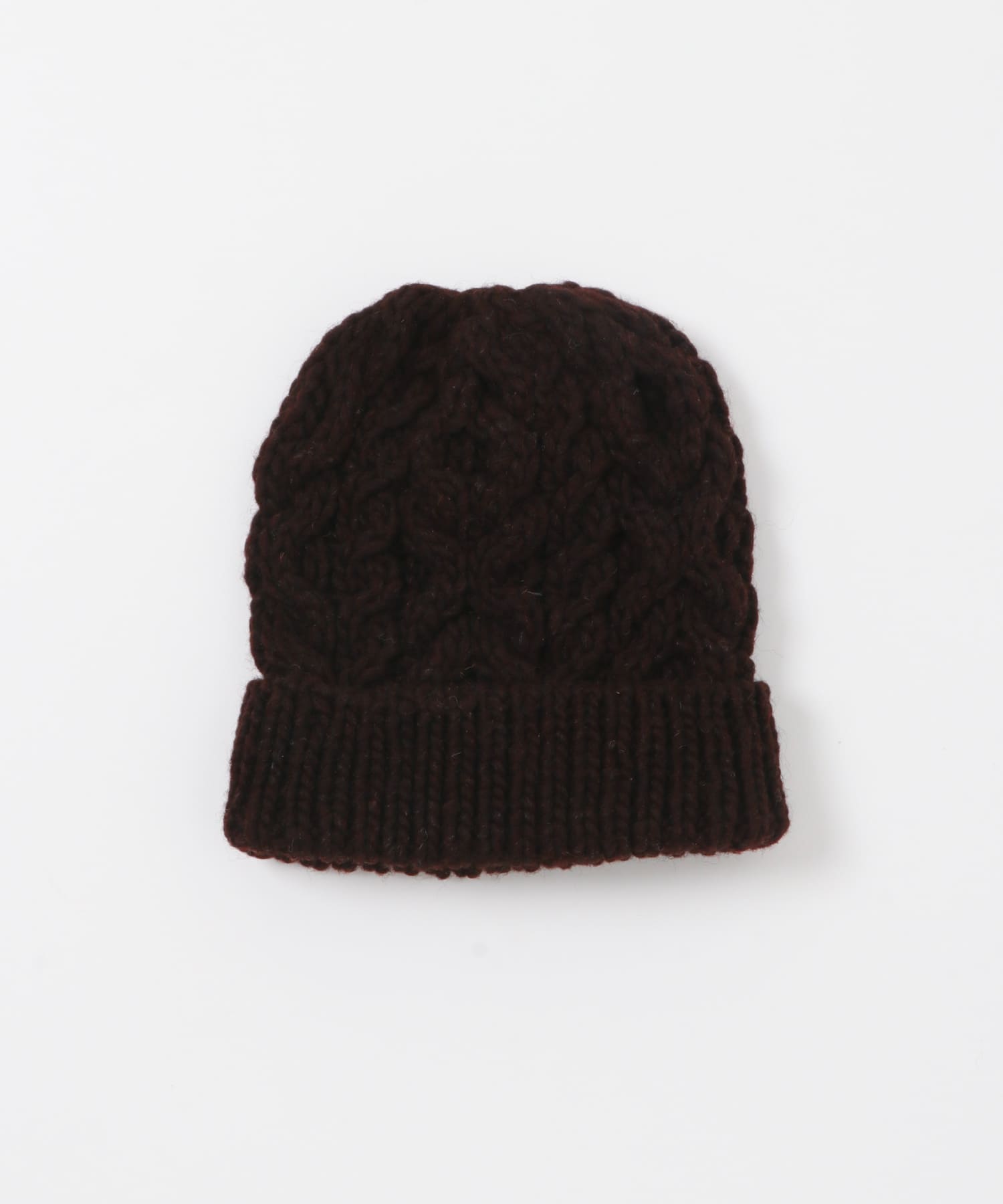 ペルーアランワッチキャップ COFFEE Free