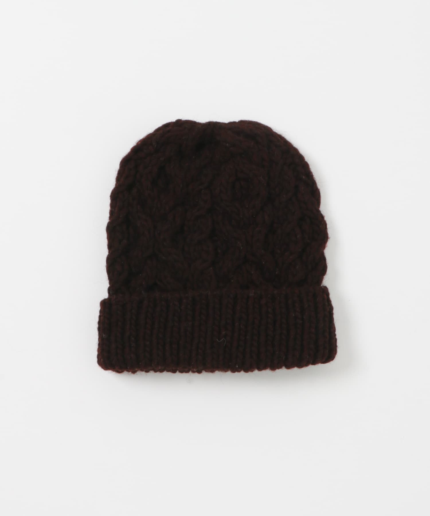 ペルーアランワッチキャップ COFFEE Free