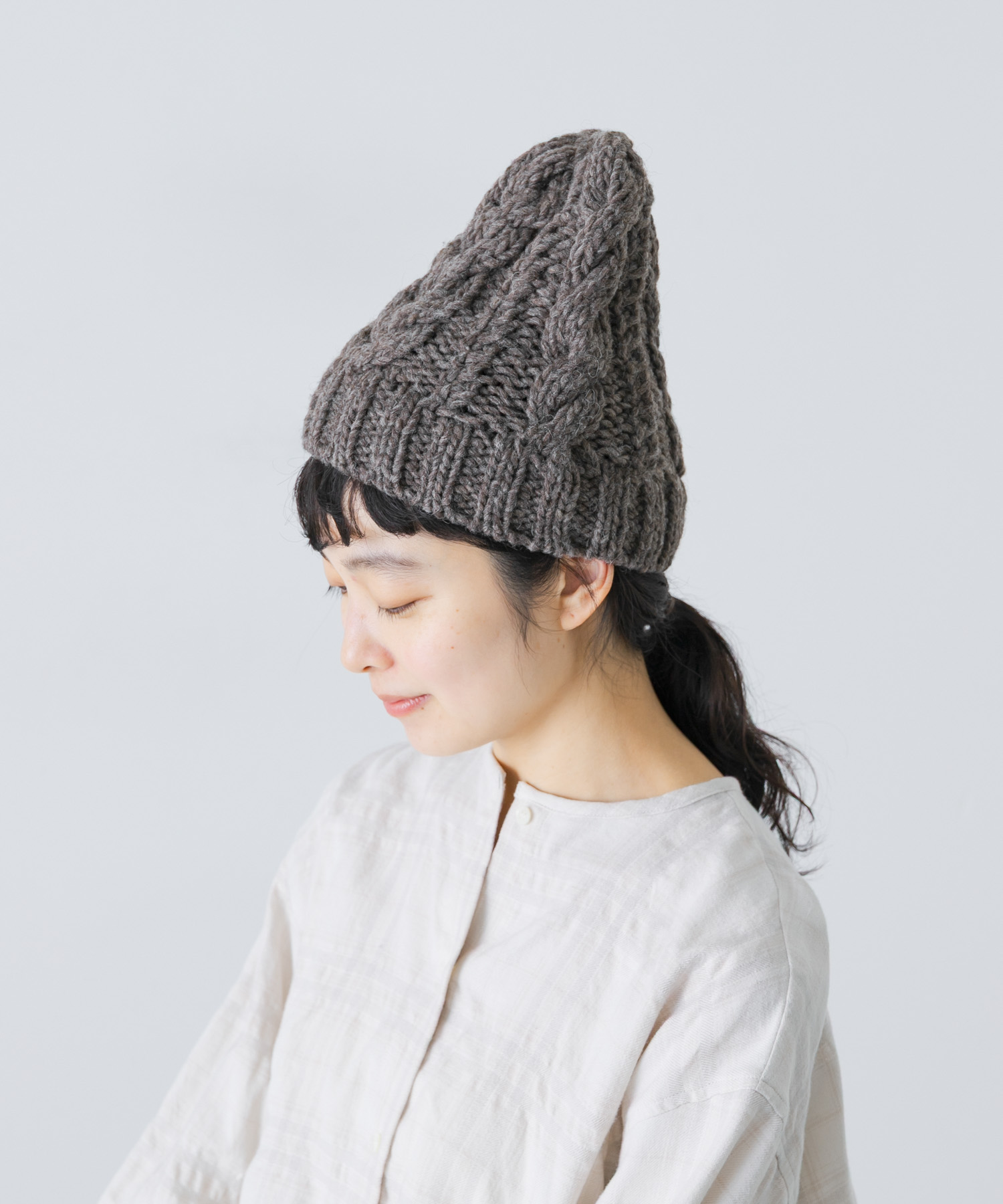 ペルーアランワッチキャップ GRAY Free