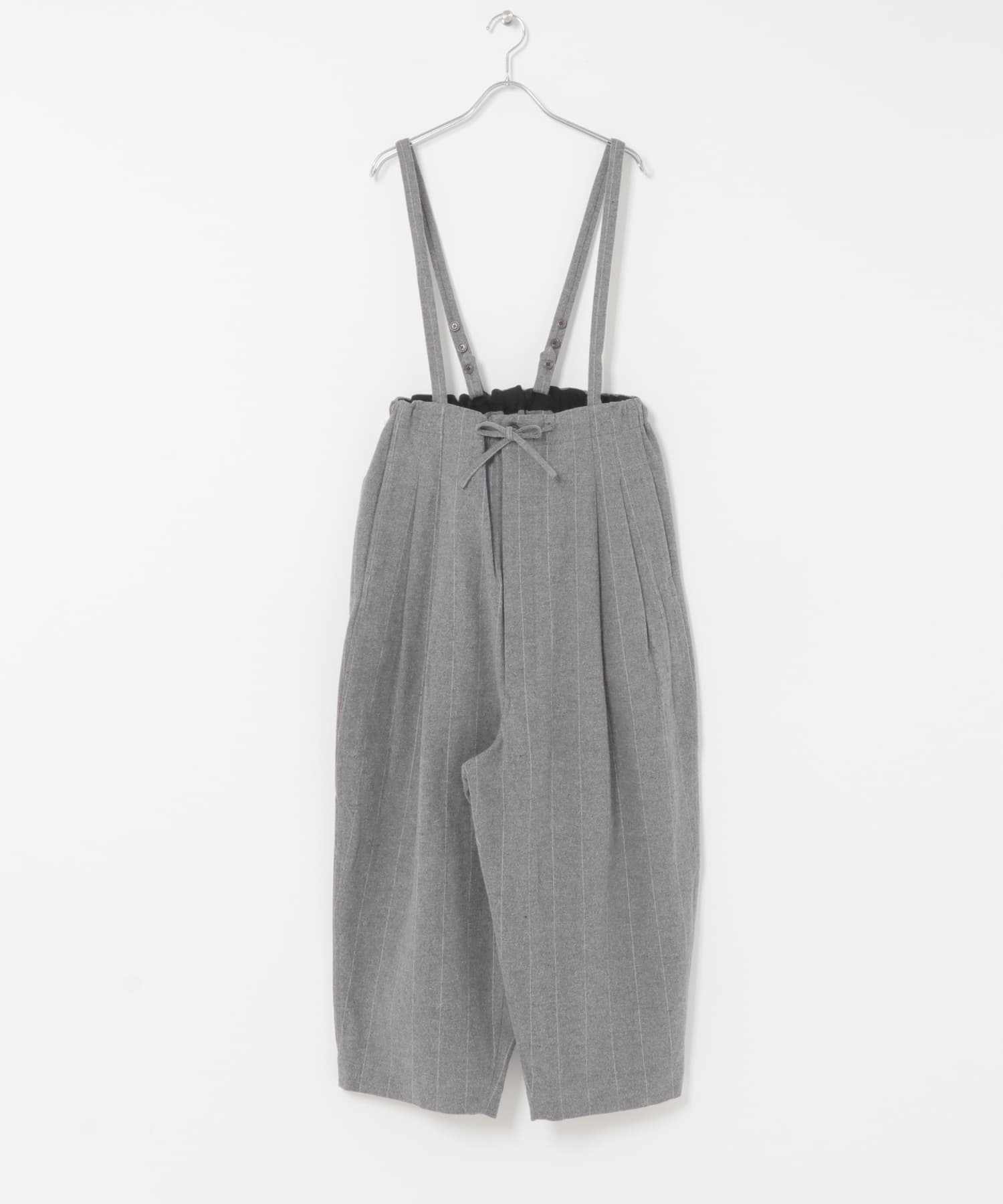 HAVERSACK　C/Lピンストライプサロペットパンツ Top grey 0