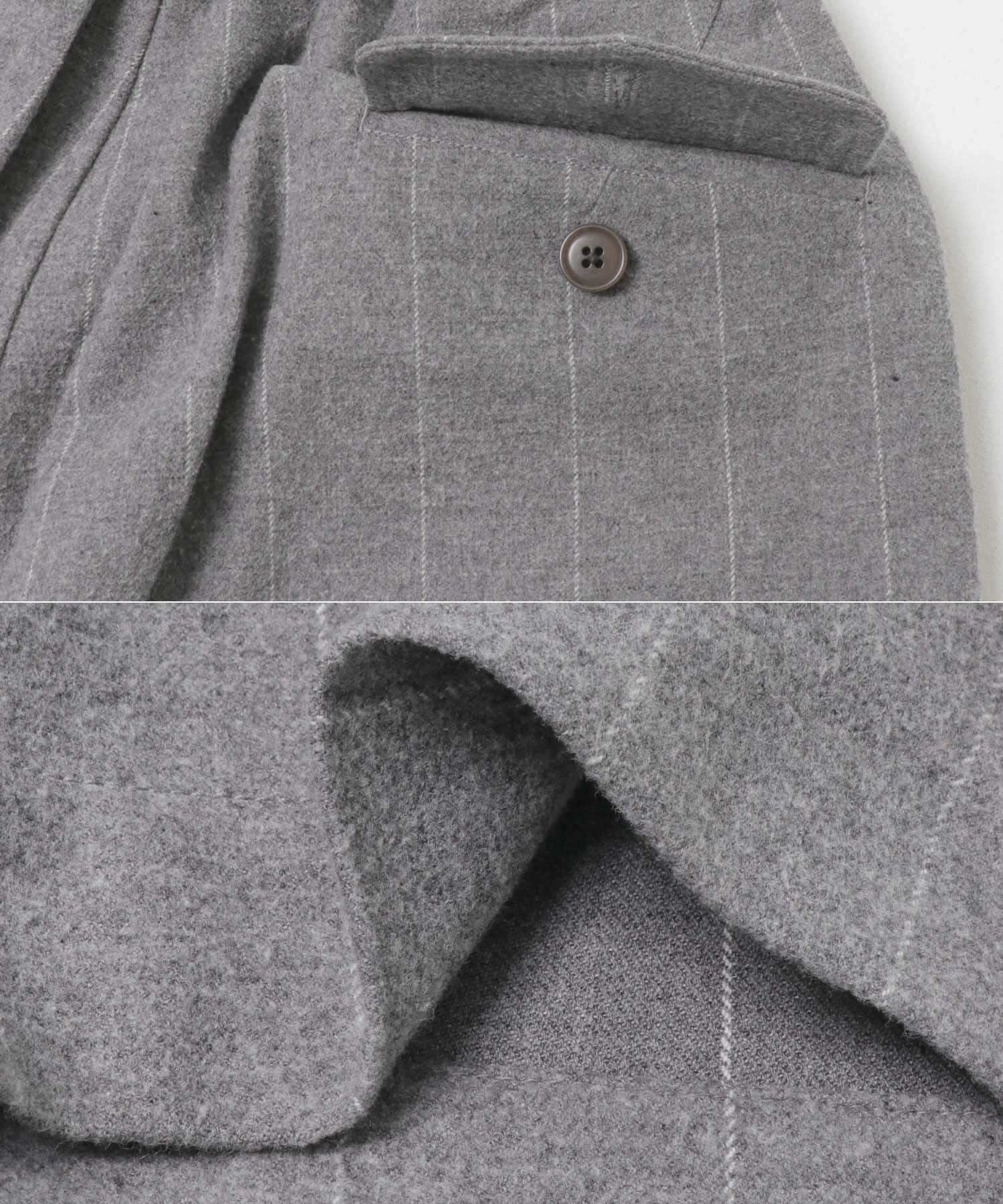 HAVERSACK　C/Lピンストライプサロペットパンツ Top grey 0