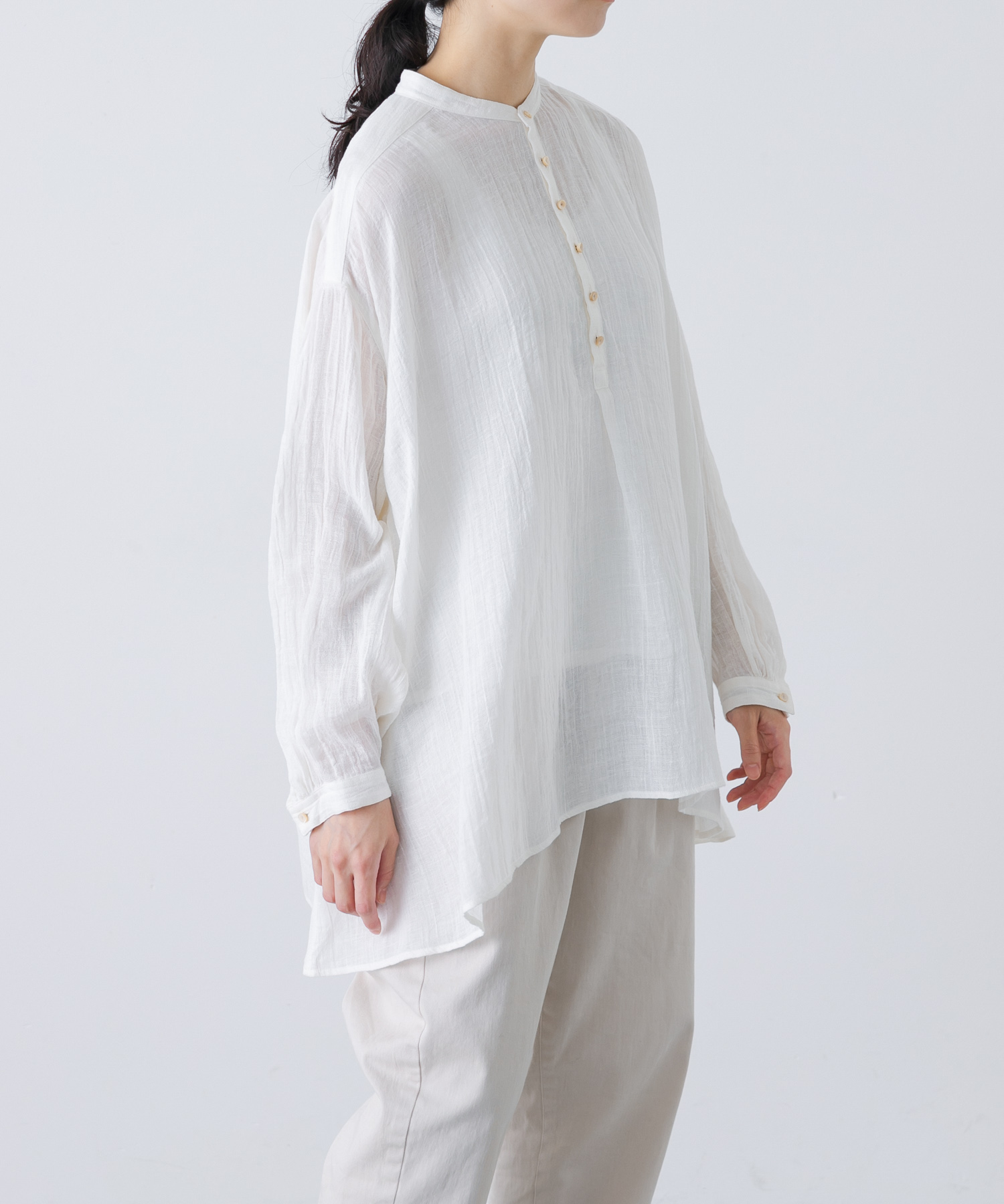 suzuki takayuki　gauze pullover blouse