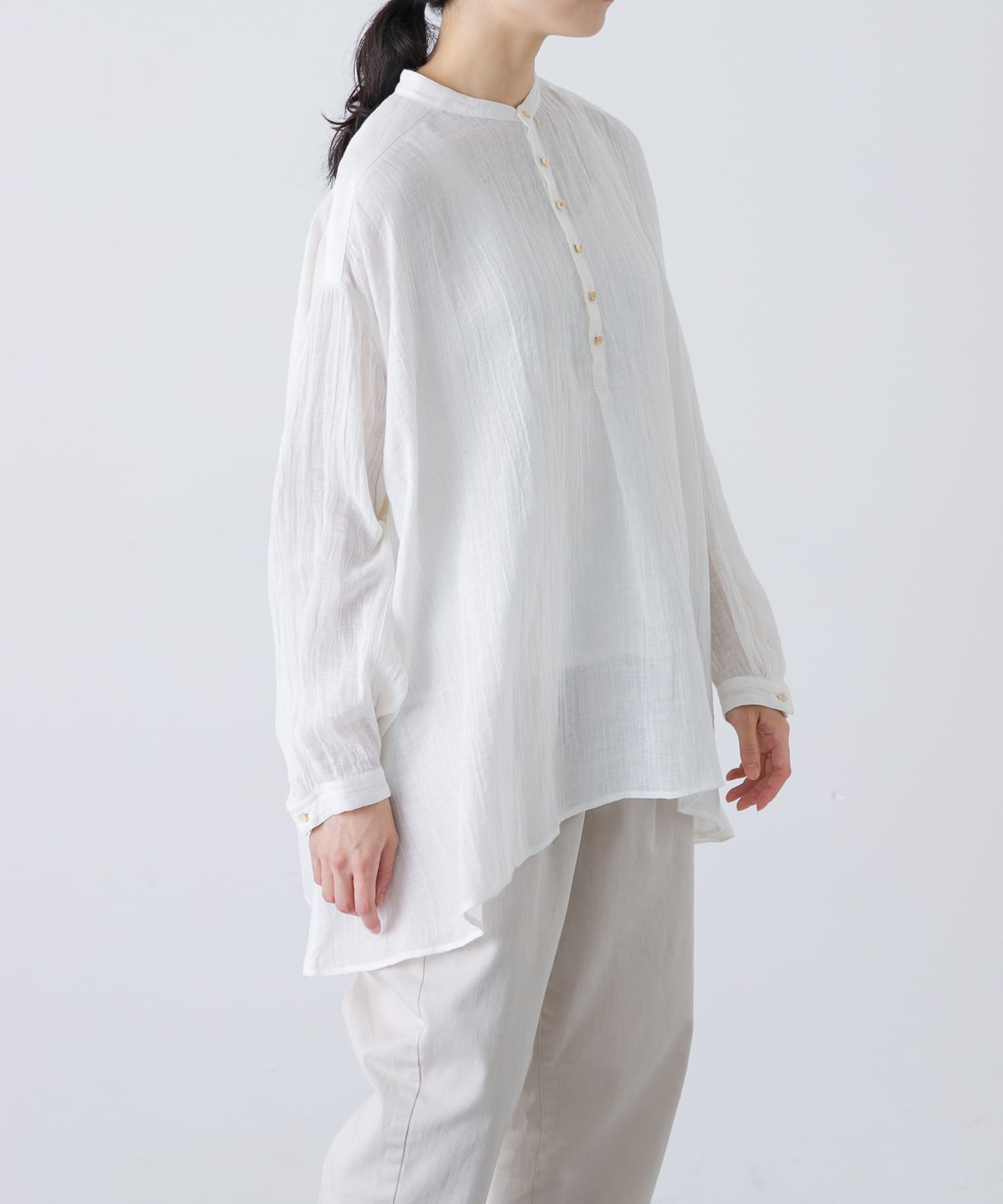 suzuki takayuki　gauze pullover blouse