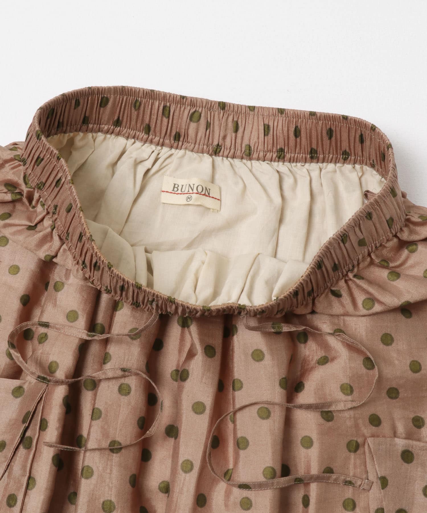 BUNON　Layered Skirt C.Brown M