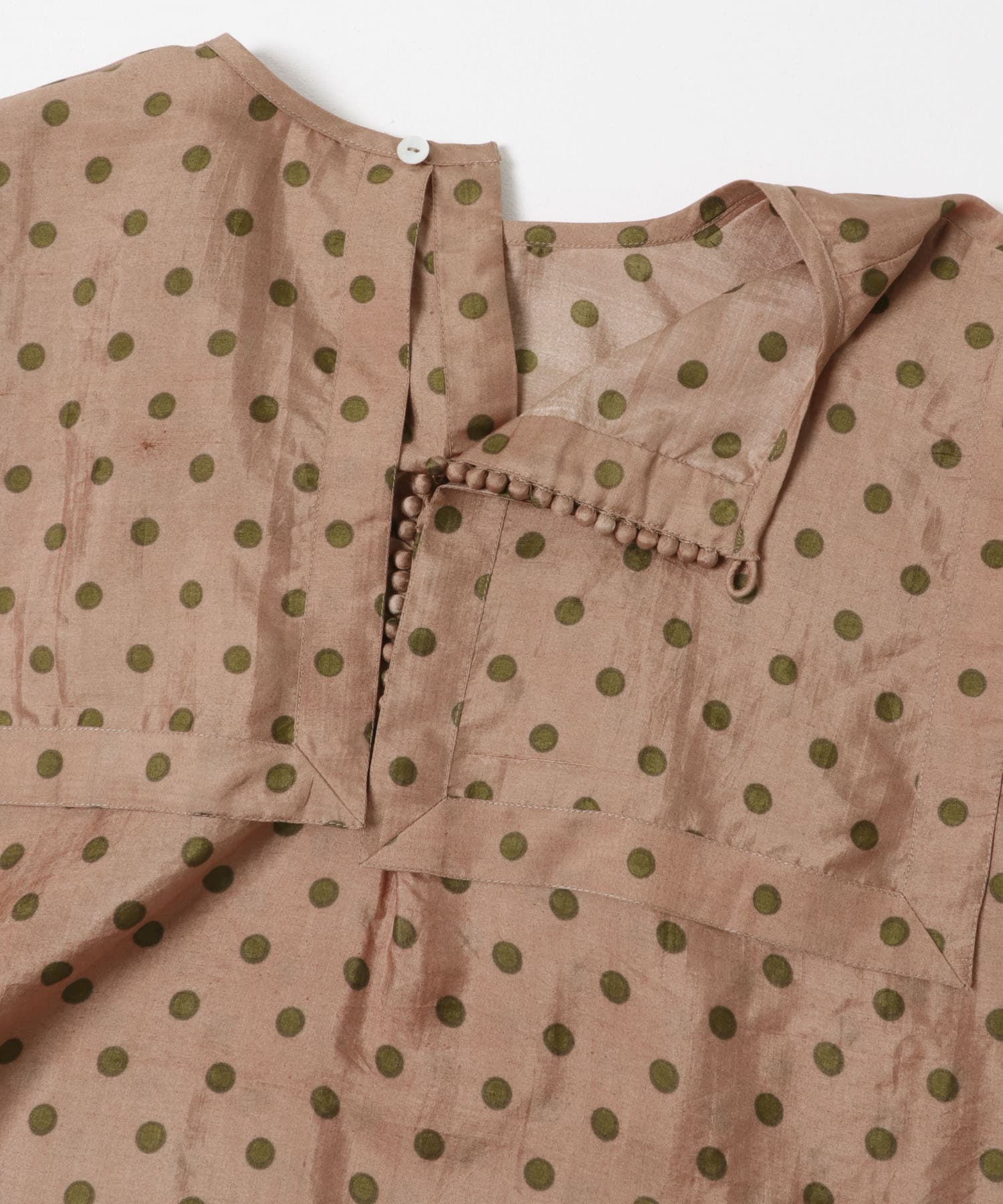 BUNON　Back Button Sailor Blouse C.Brown FREE