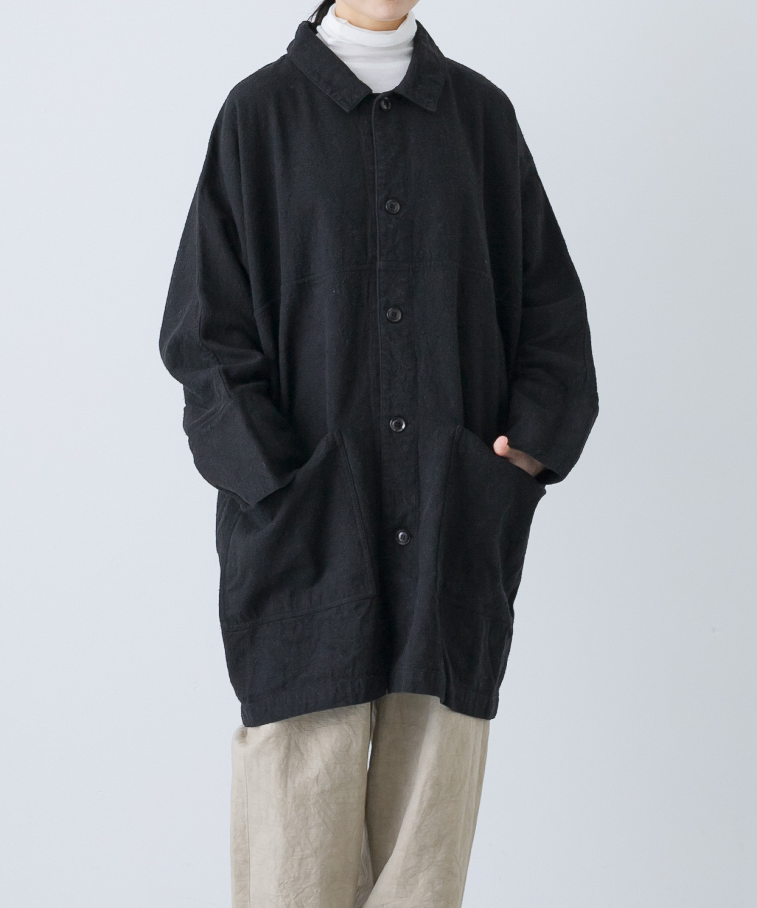 MITTAN　亜麻苧麻絹コート