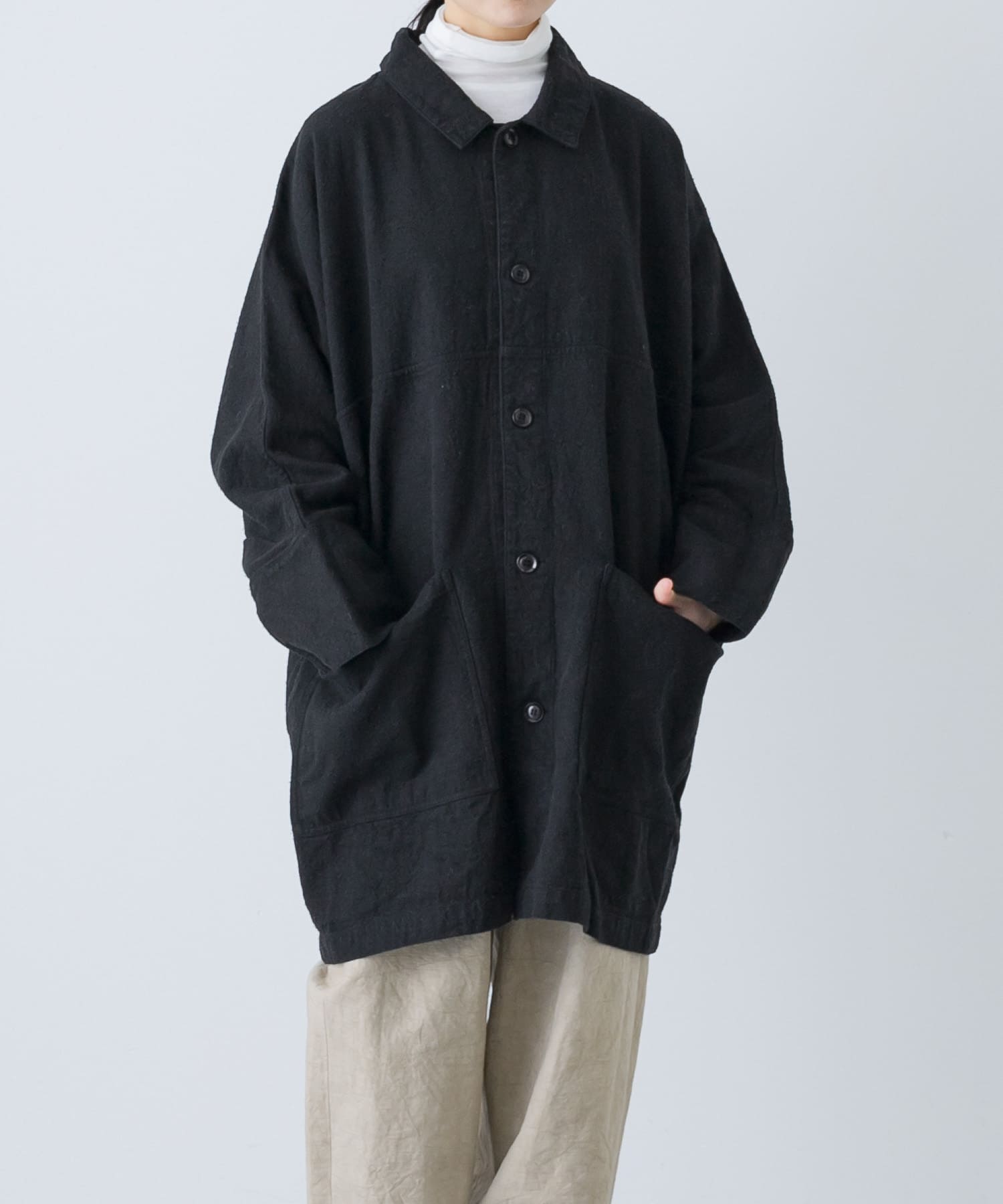 MITTAN　亜麻苧麻絹コート