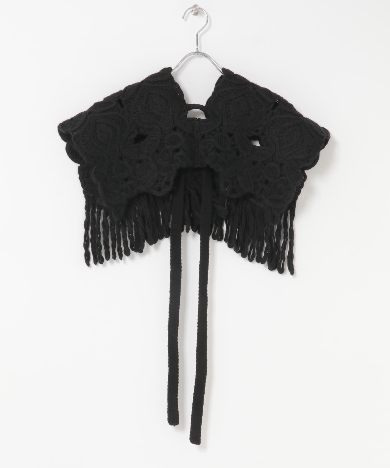 enrica　KNIT BOLERO BLACK FREE