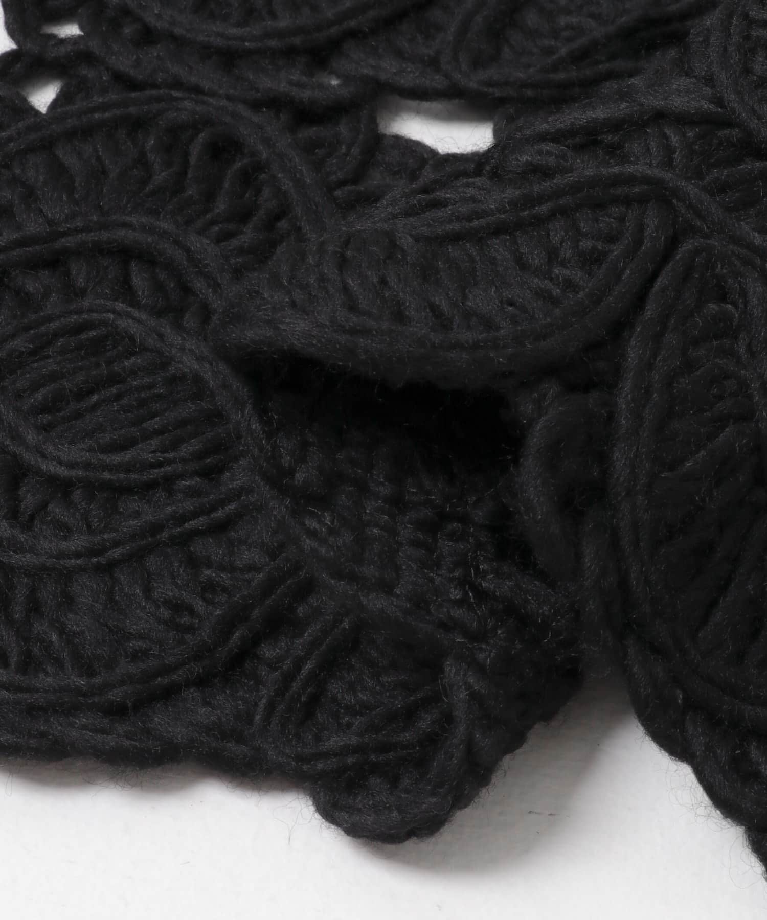 enrica　KNIT BOLERO BLACK FREE