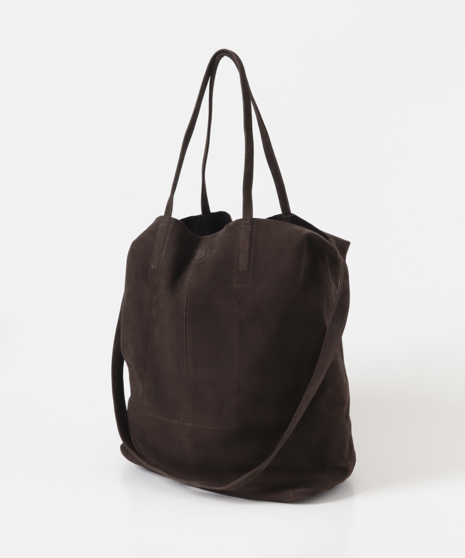 Morphee　3WAY LARGE TOTE OILSUEDE DARK CHOCO L