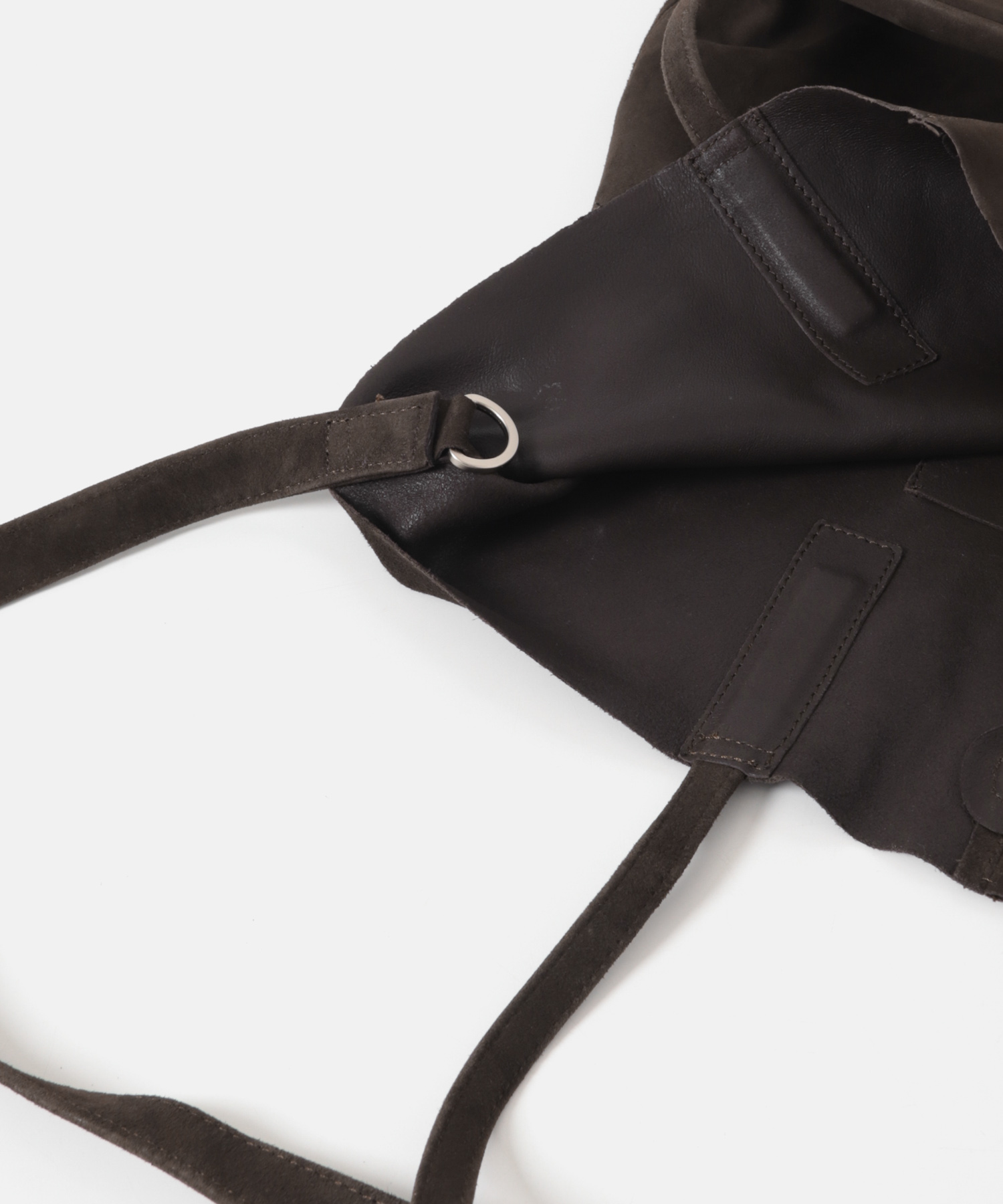 Morphee　3WAY LARGE TOTE OILSUEDE DARK CHOCO L