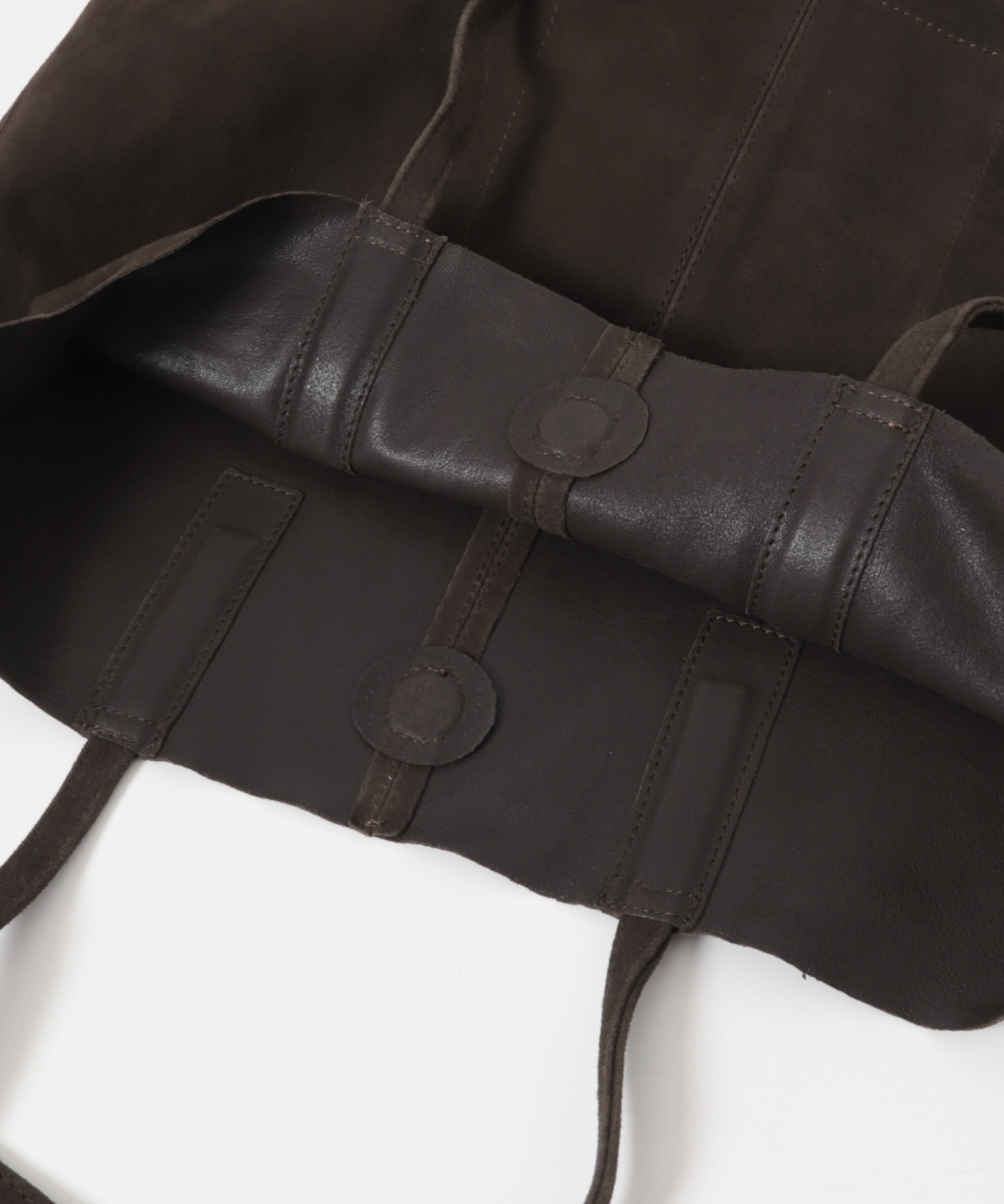 Morphee　3WAY LARGE TOTE OILSUEDE DARK CHOCO L