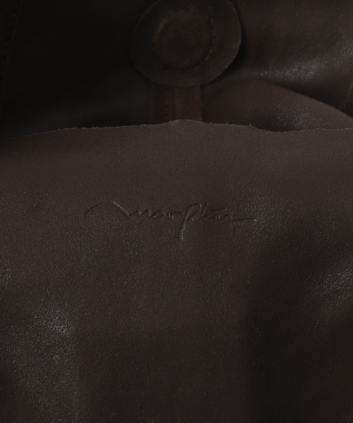 Morphee　3WAY LARGE TOTE OILSUEDE DARK CHOCO L