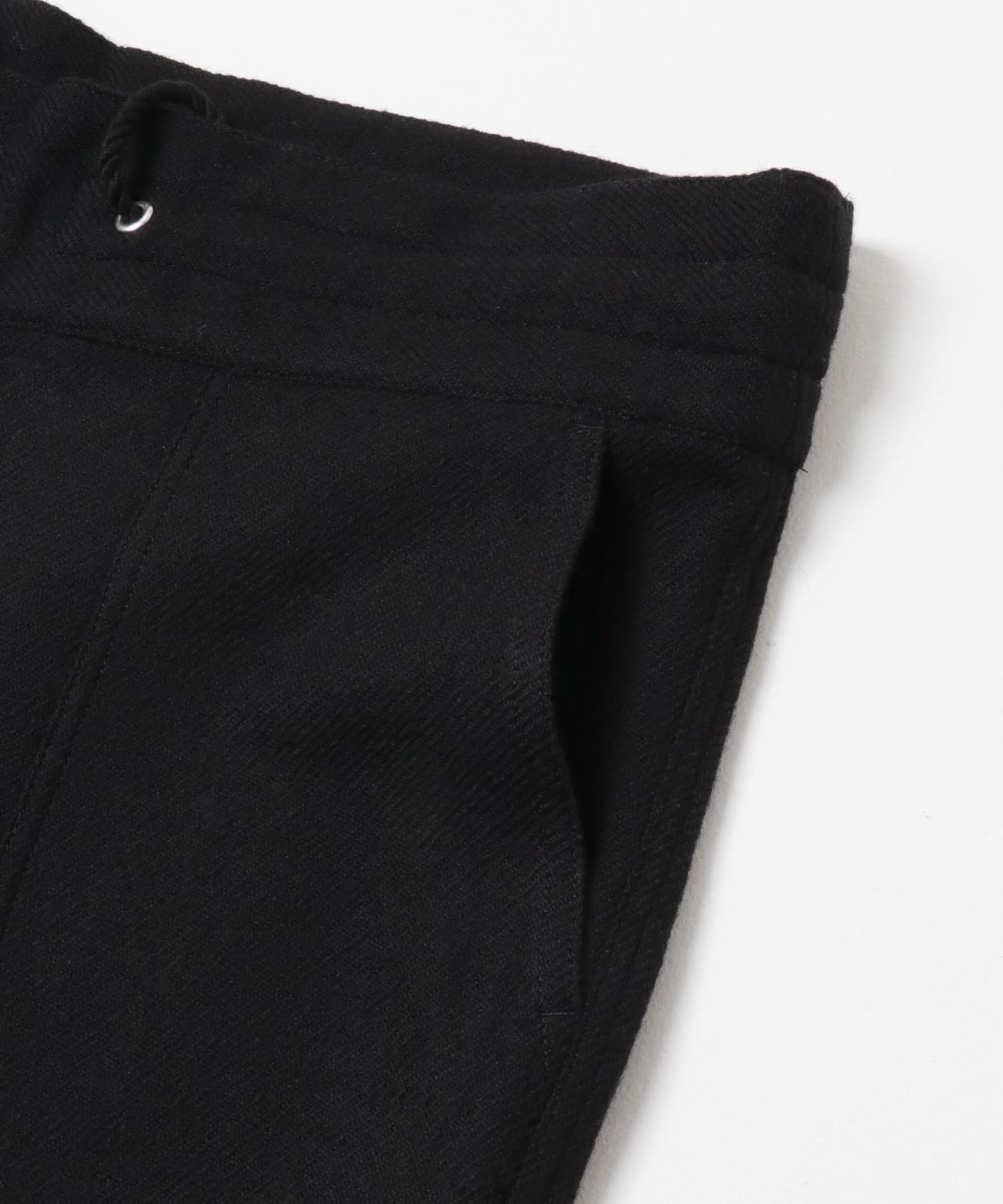 MEYAME　DRAWCORD PANTS BLACK Free