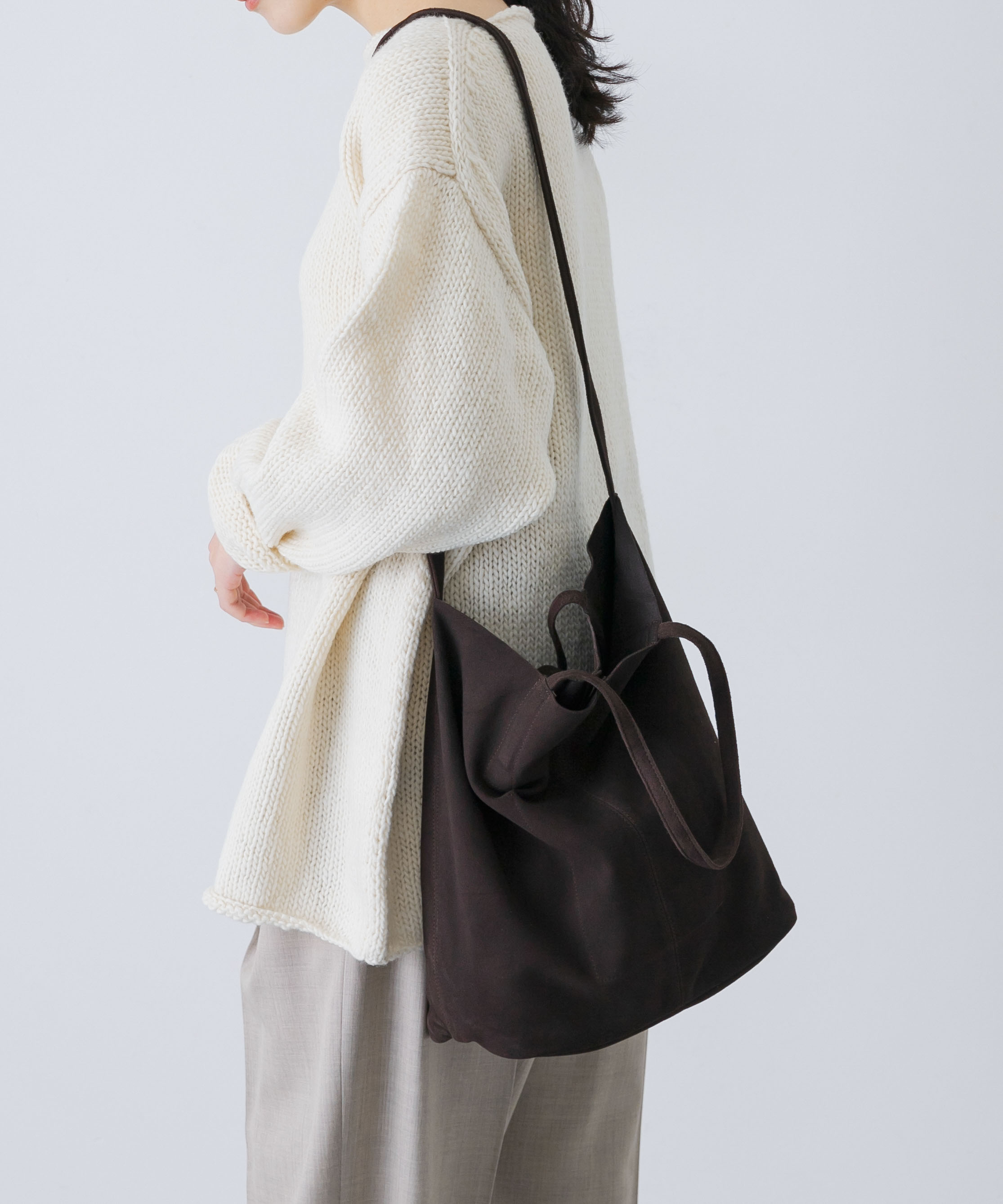 Morphee　3WAY MIDIUM TOTE OILSUEDE