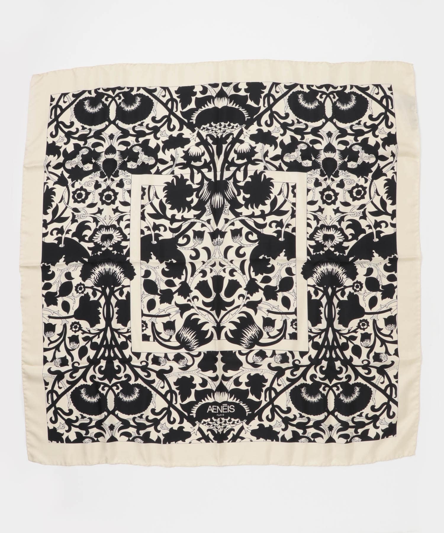 AENEIS　MUR FLORAL SILK SCARF