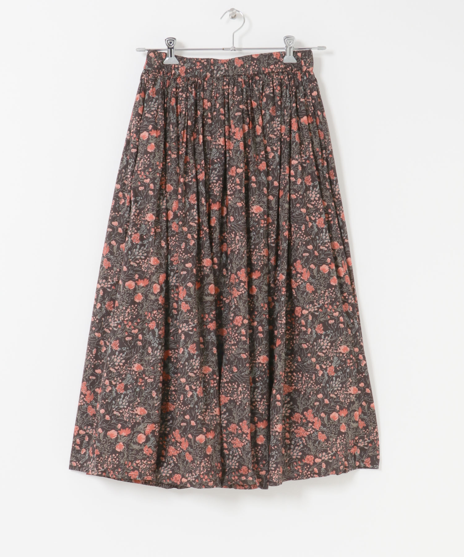 SOIL　FLOWER PRINT SKIRT