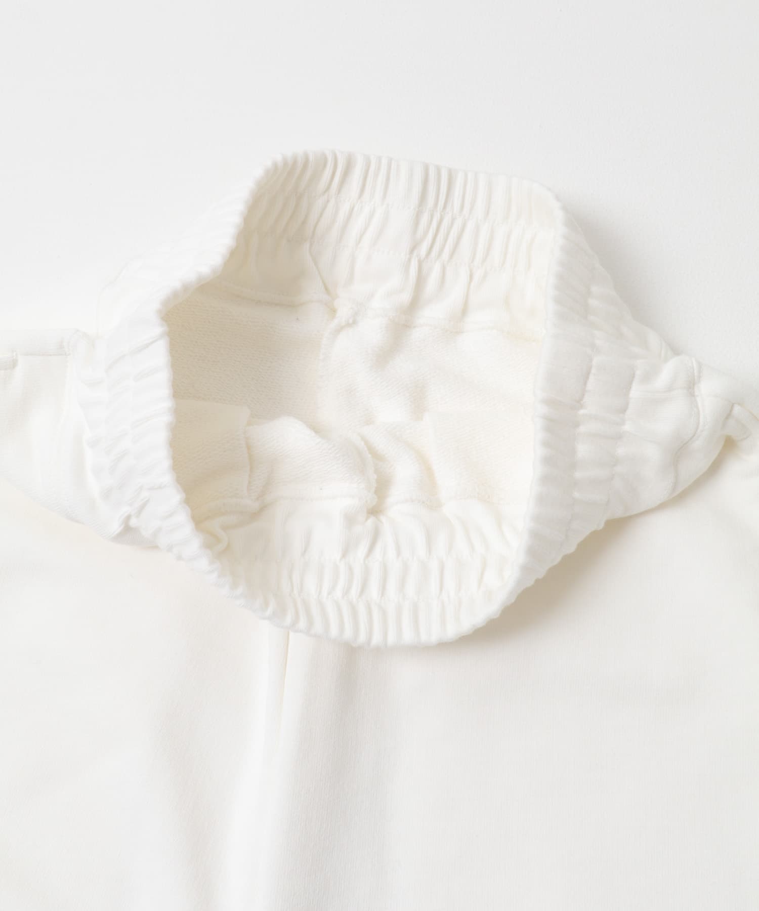 SEEALL　CROPPED BUGGY SWEAT PANTS WHITE M