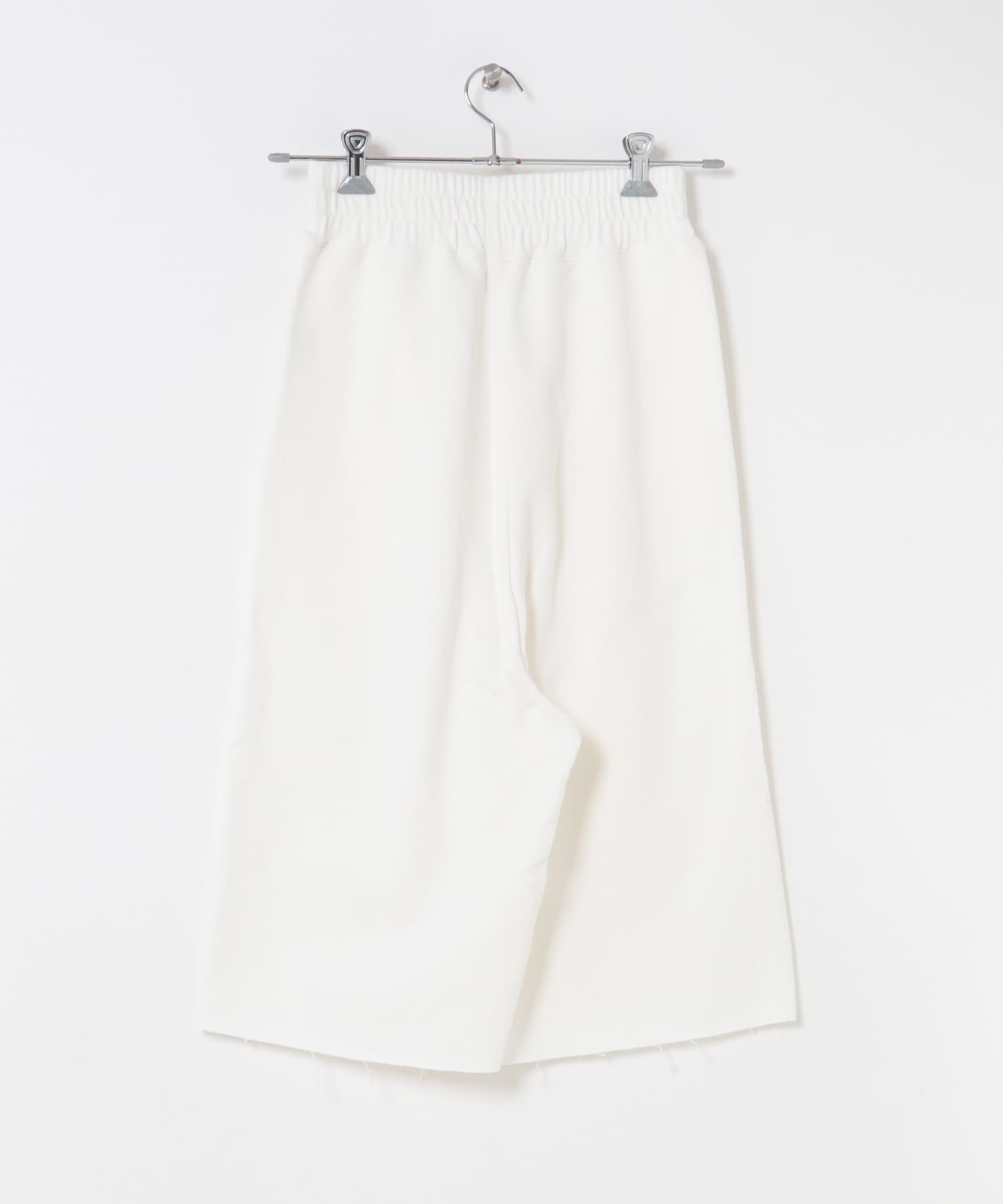 SEEALL　CROPPED BUGGY SWEAT PANTS WHITE M