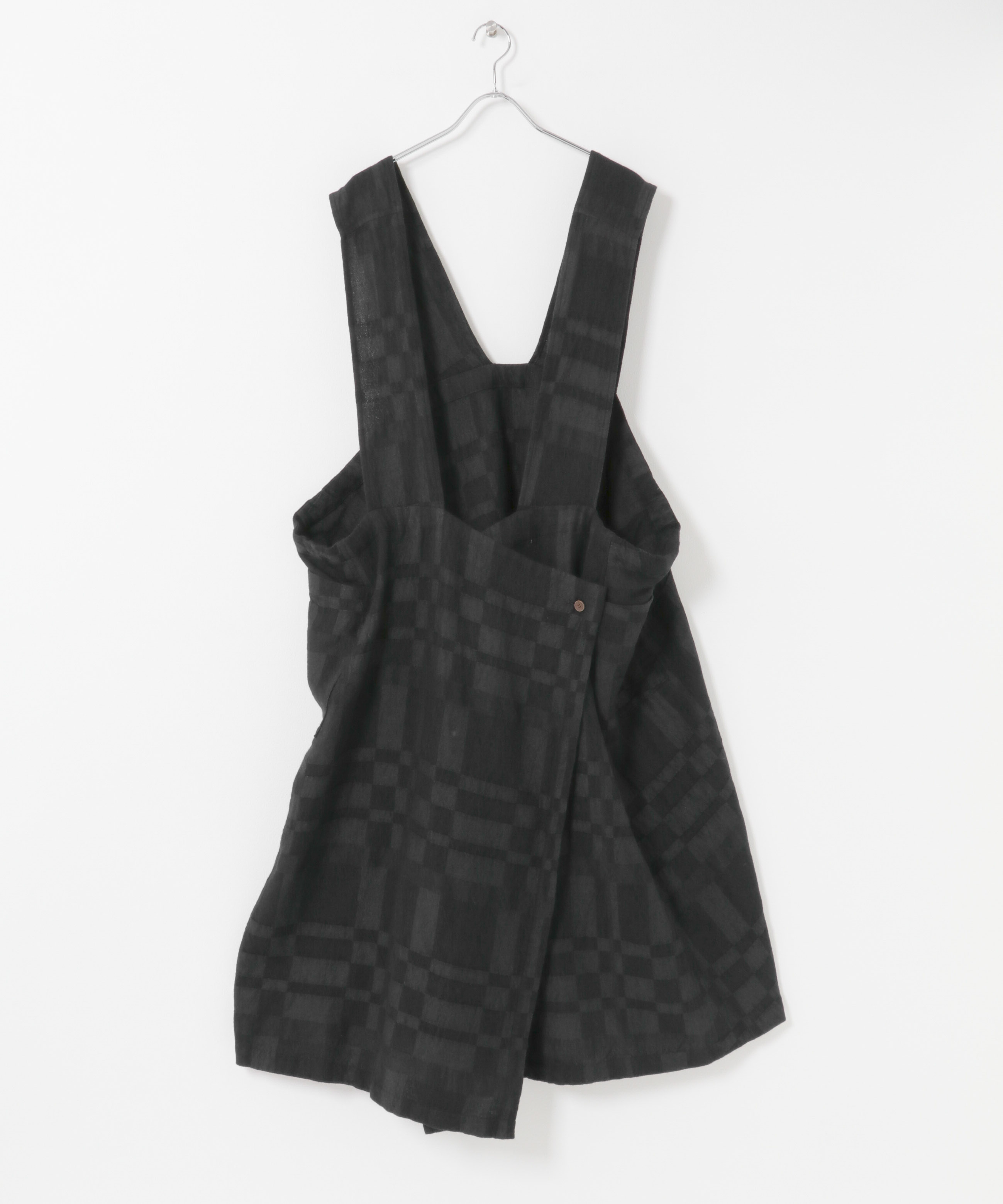 Vlas Blomme　2Wayラップスカート Charcoal FREE