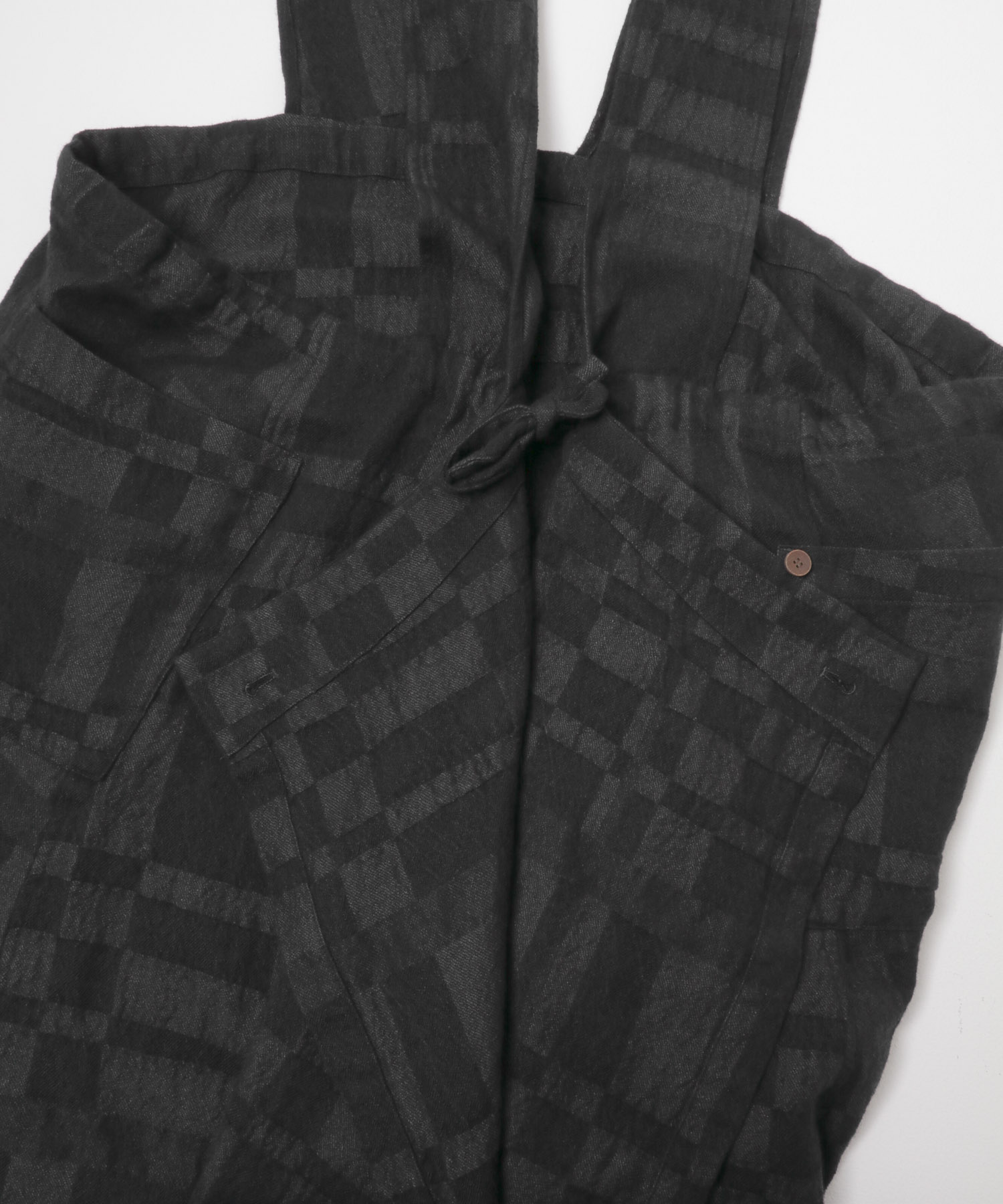 Vlas Blomme　2Wayラップスカート Charcoal FREE