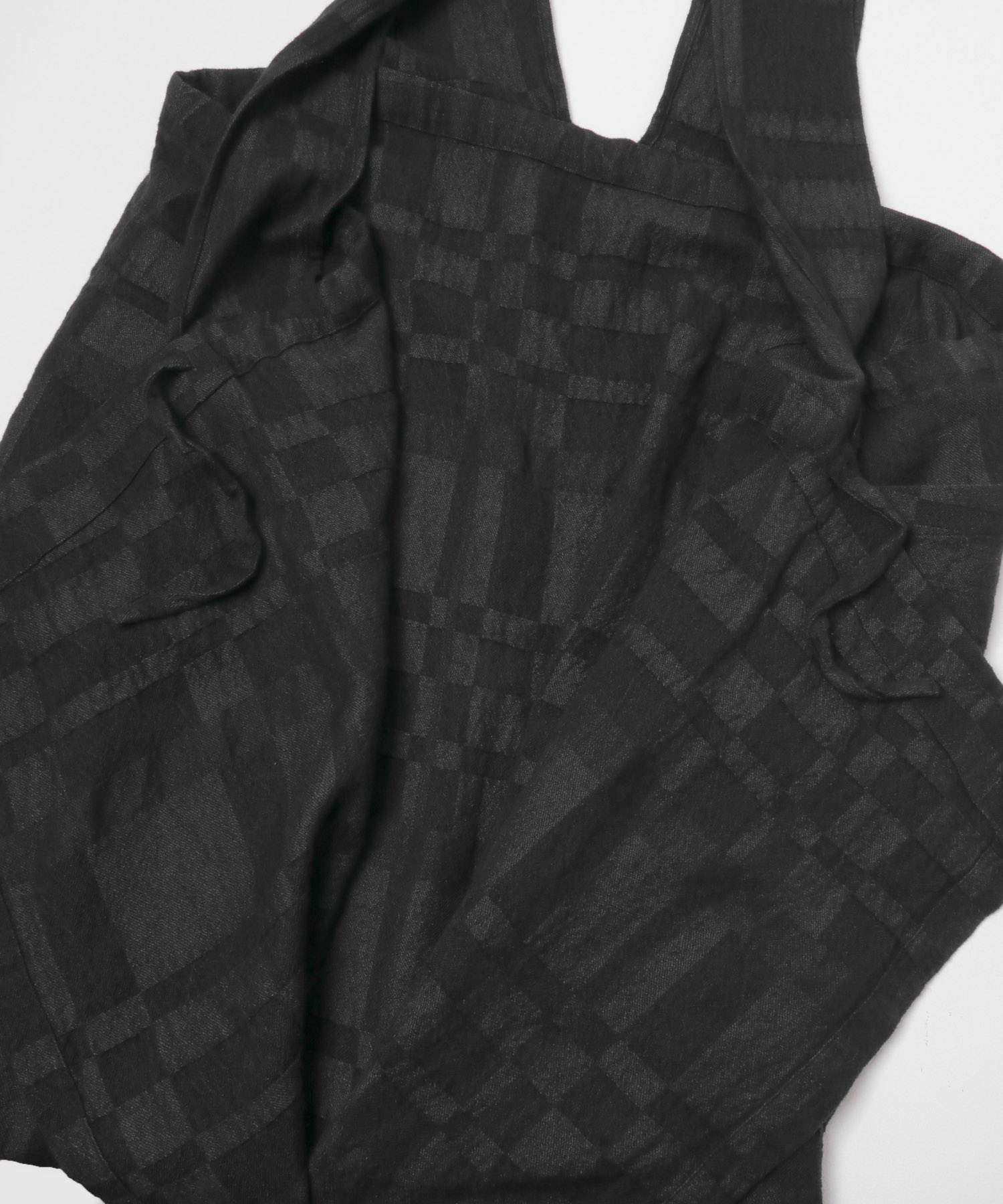 Vlas Blomme　2Wayラップスカート Charcoal FREE