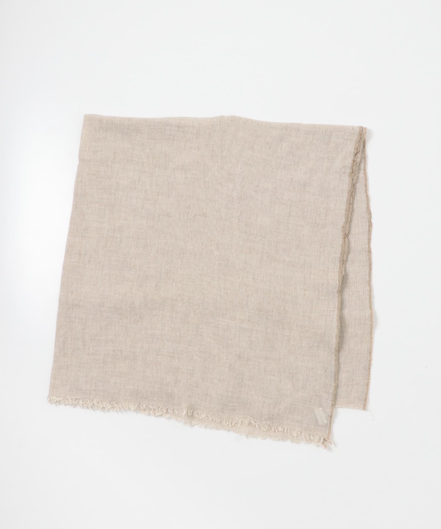 OLU NATURAL BASIC　カシミヤ ラミー交織セルビッチラインストール グレー -