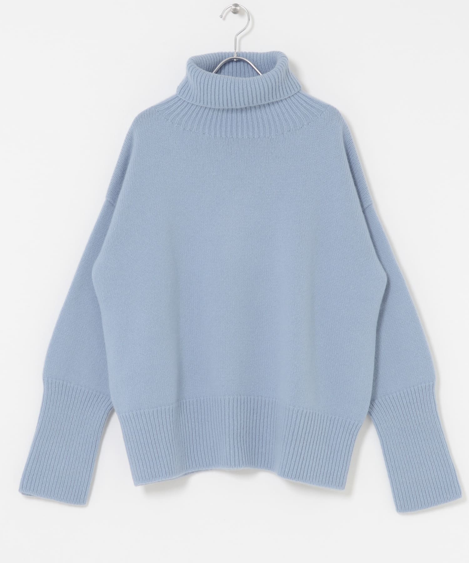 Island Tides　Lambswool sweater Lt.Blue 34